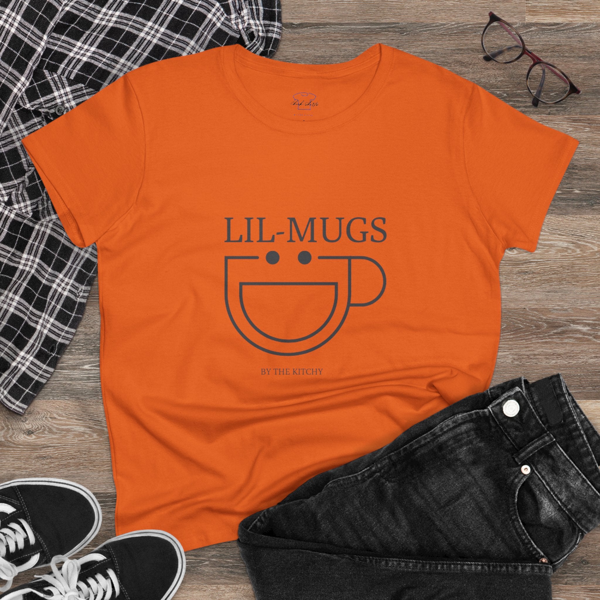 Chick-Shirts ~ Lil-Mugs LOGO Women's Tee