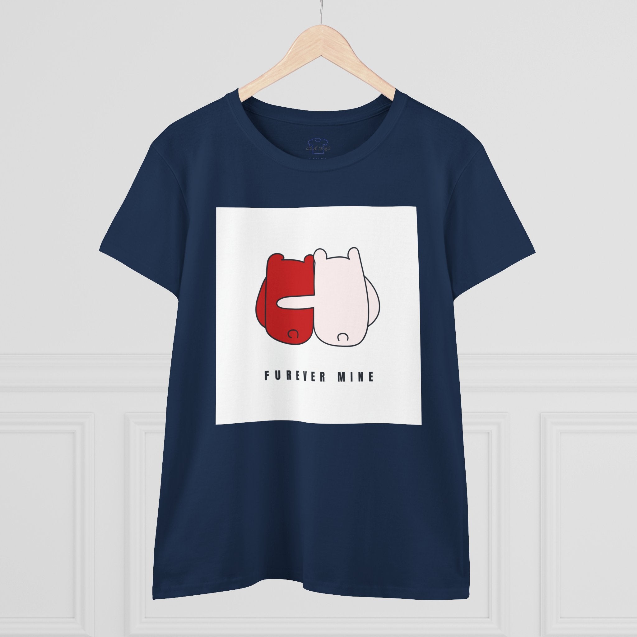 Furever Mine ~ Women's Midweight Cotton Tee
