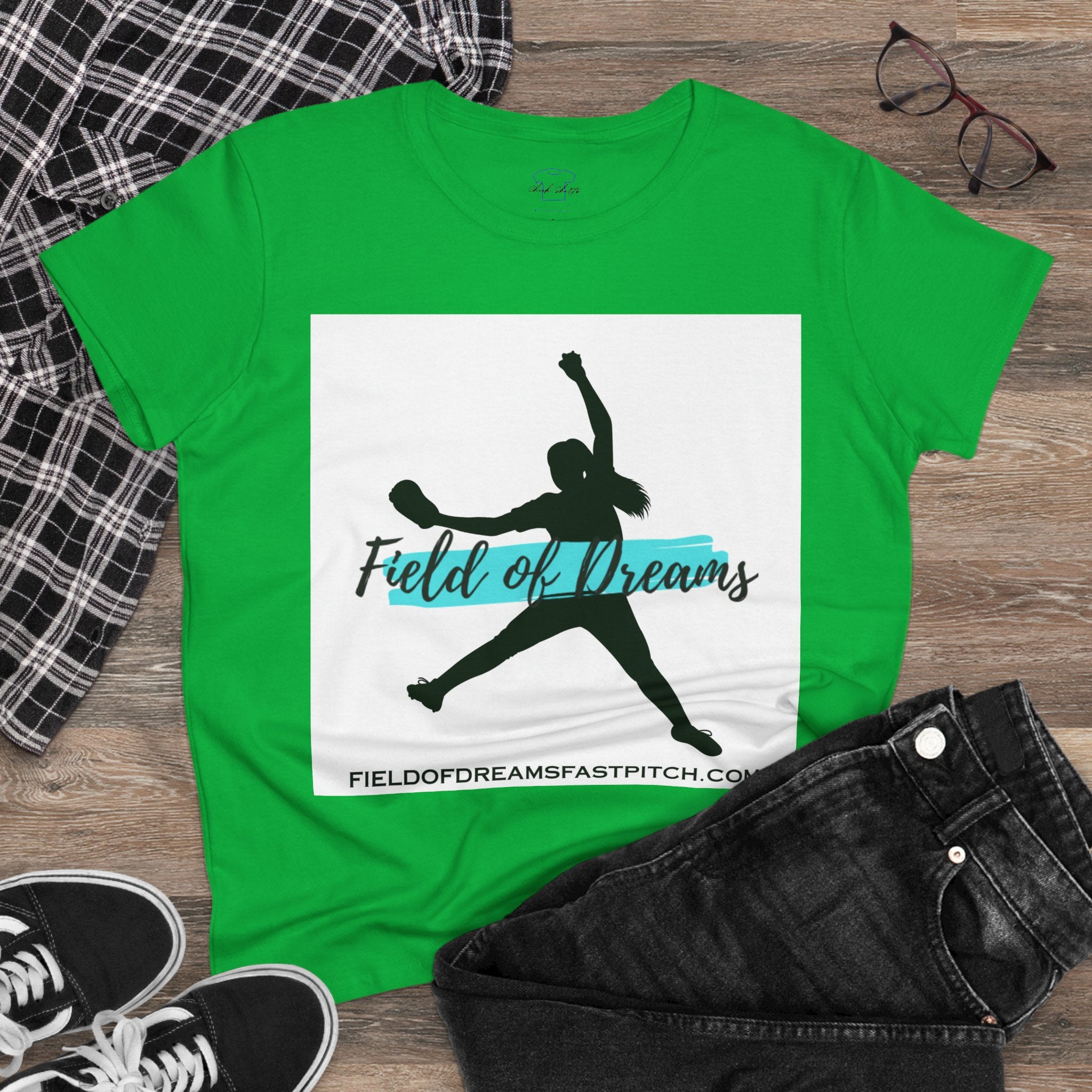 Chick-Shirts ~ Field Of Dreams Fastpitch Tee