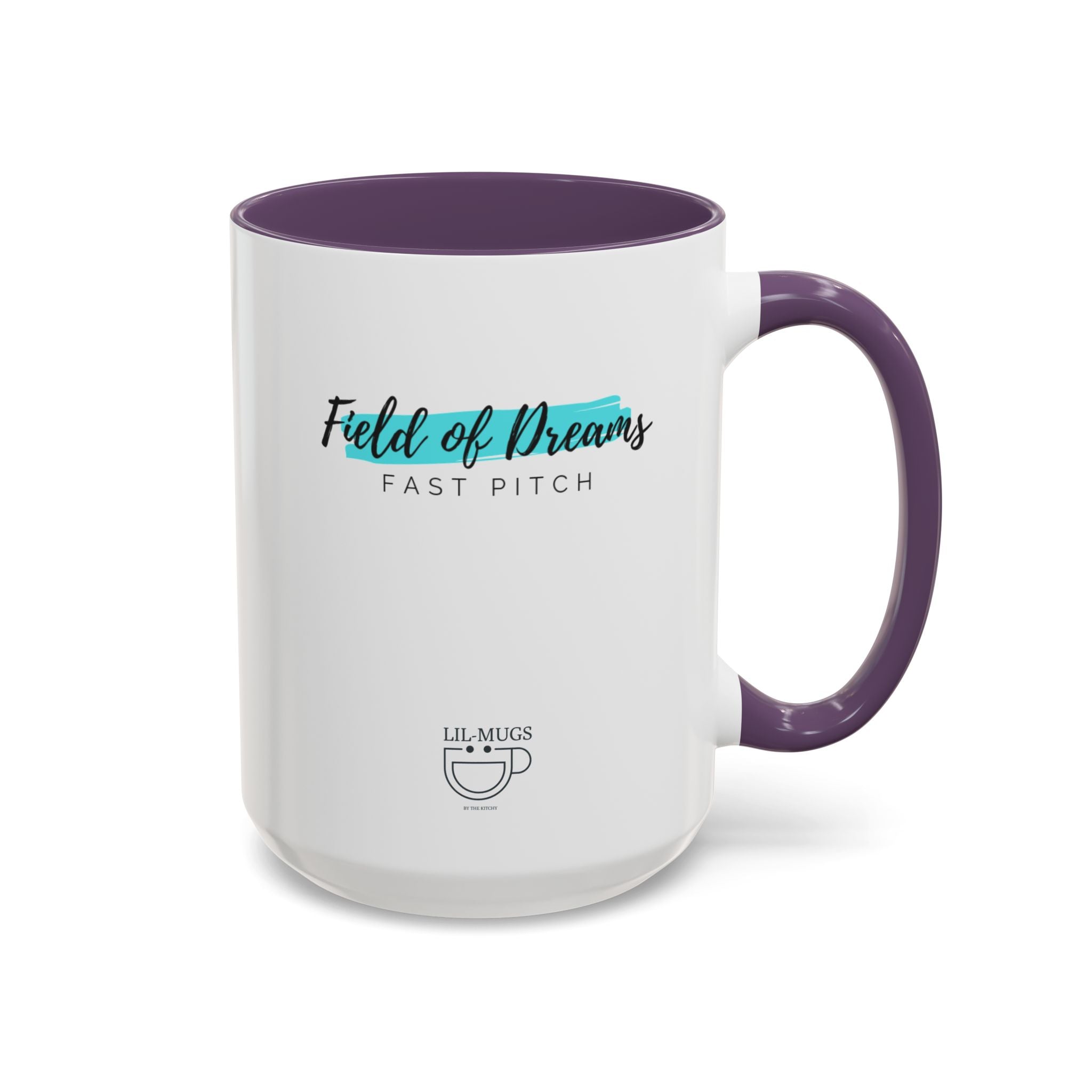 Lil-Mugs ~ Field of Dreams Fast Pitch Coffee Mug  11oz or 15oz Ceramic Coffee Cup