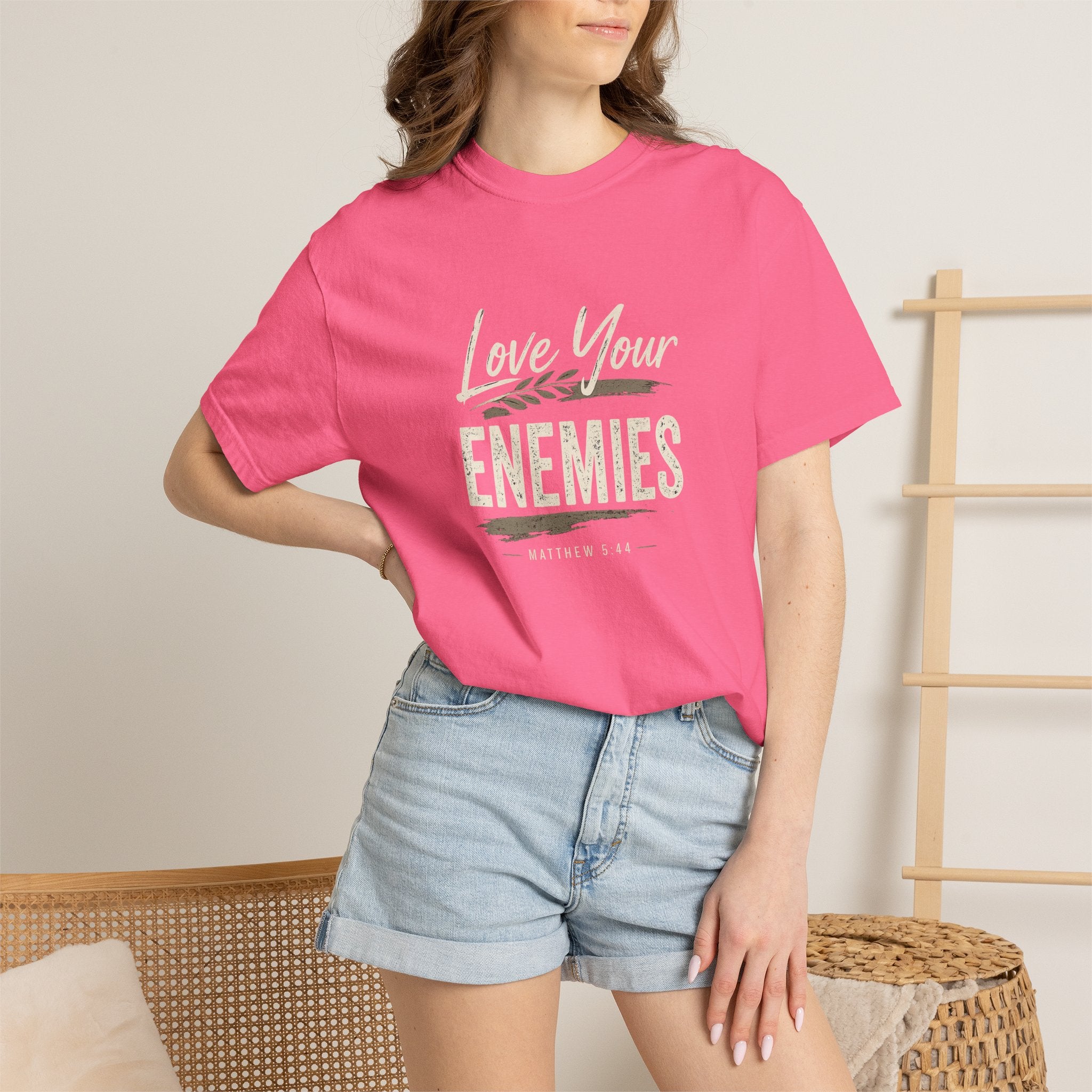 Chick-Shirts ~ Love Your Enemies — Graphic Tee