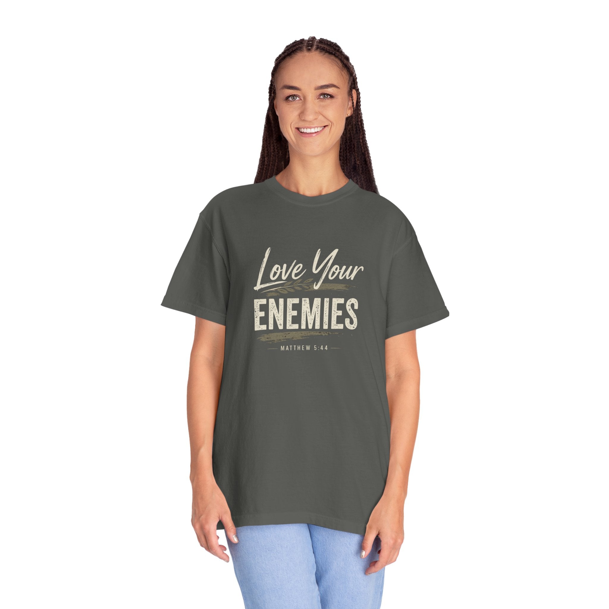 Chick-Shirts ~ Love Your Enemies — Graphic Tee