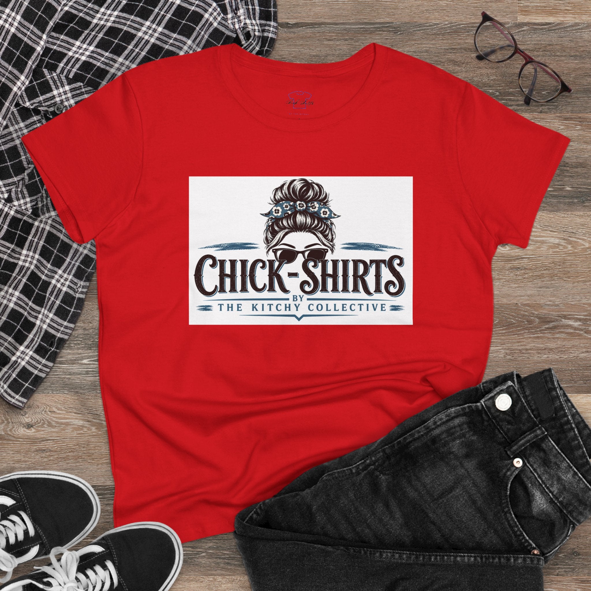 Chick-Shirts ~ LOGO Women's Cotton Tee