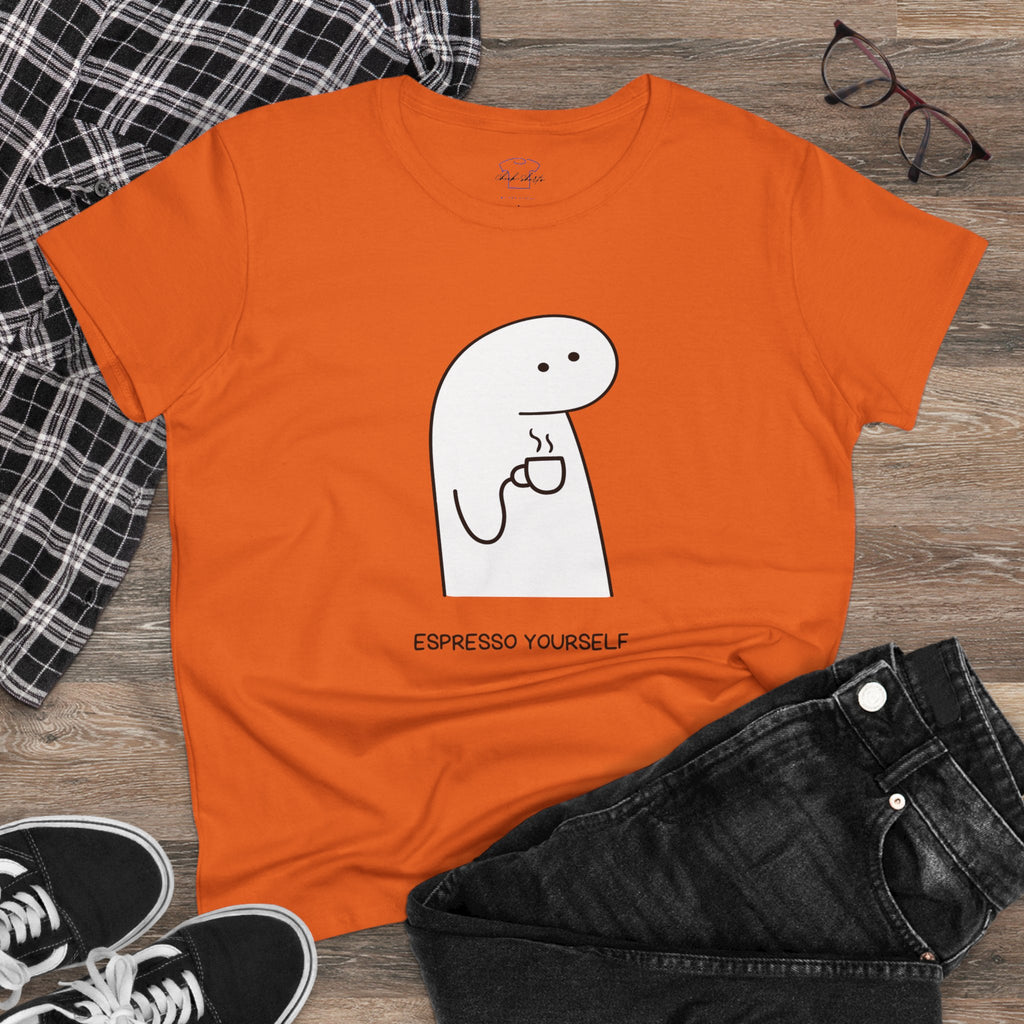 Espresso Yourself ~ Women's Midweight Cotton Tee