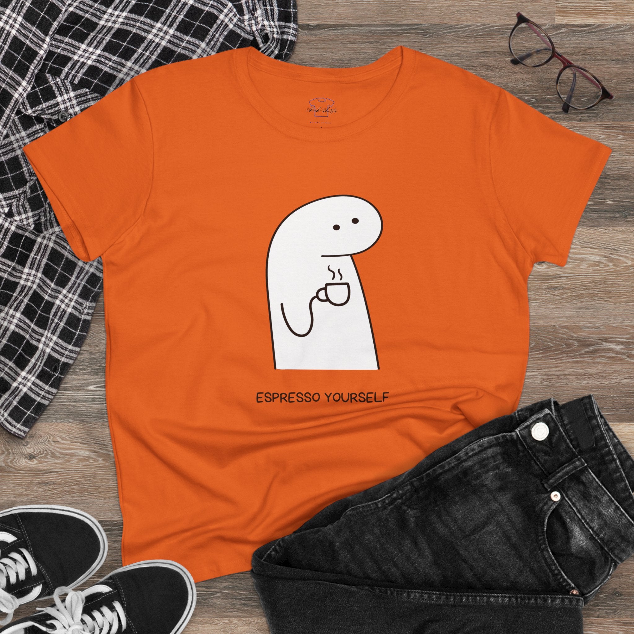 Espresso Yourself ~ Women's Midweight Cotton Tee