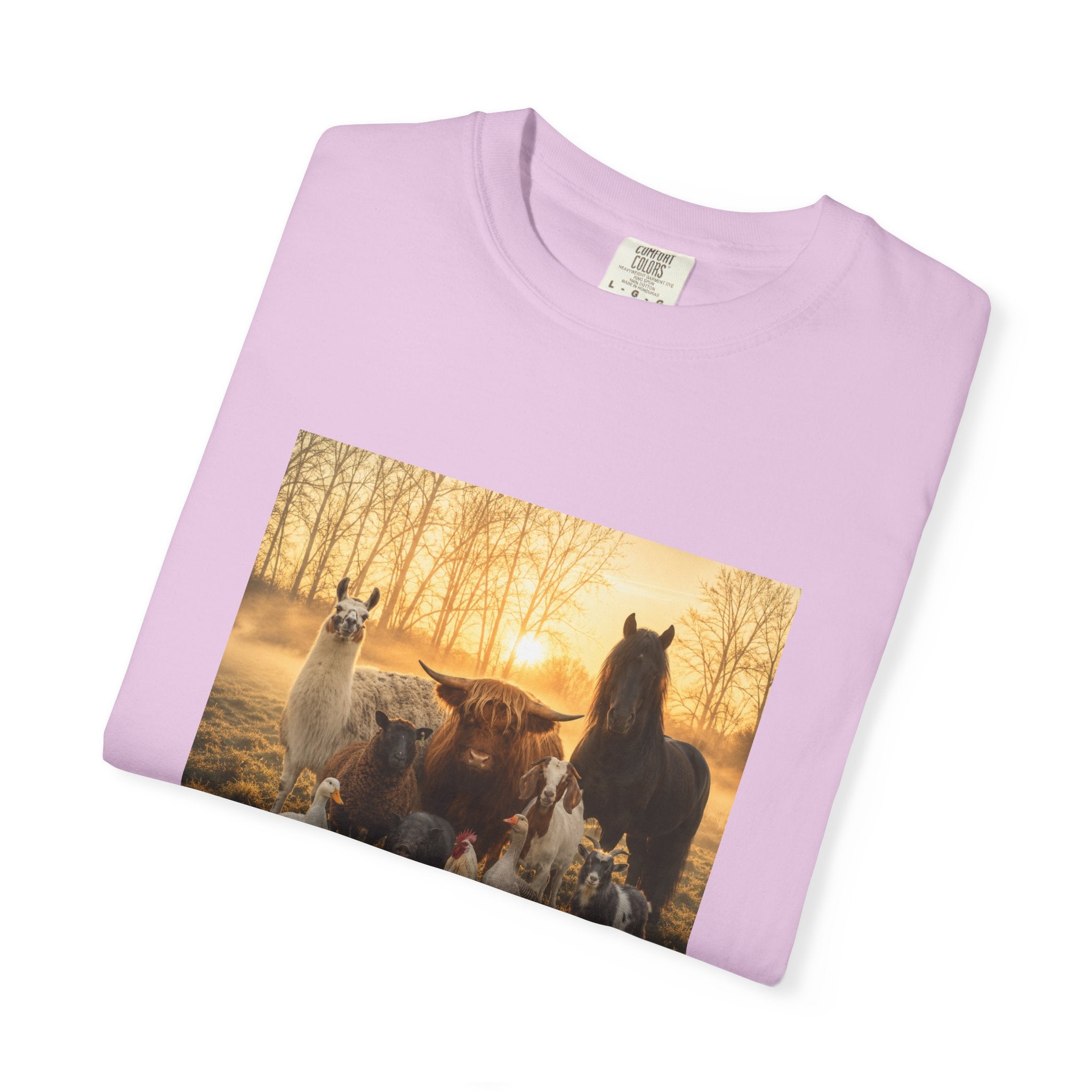Chick-Shirts ~ 'The Usual Suspects' Farm Animals T-Shirt