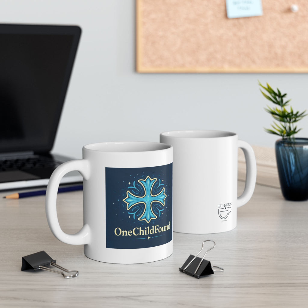 Lil-Mugs — OneChildFound Logo Ceramic Mug (11oz/15oz)