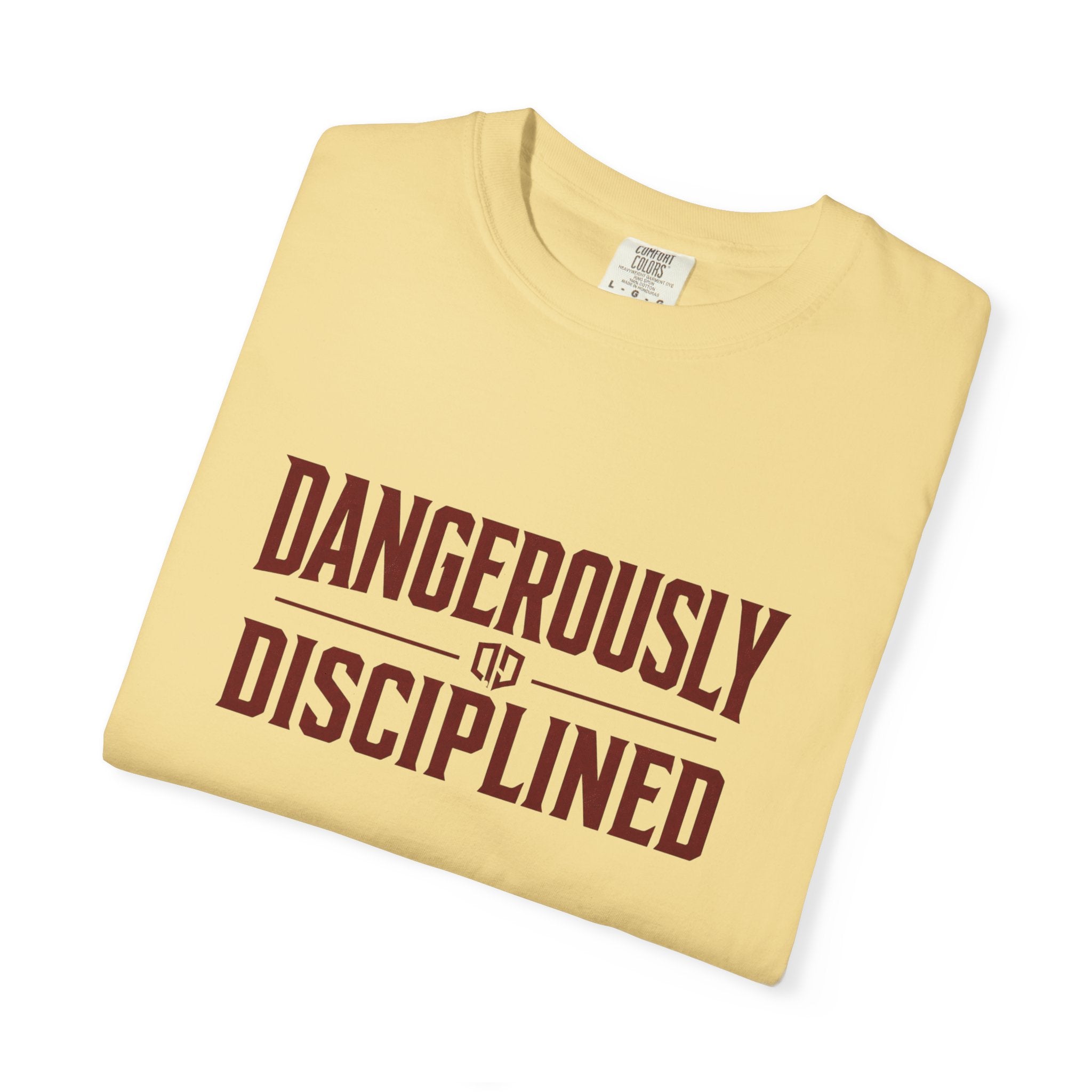 Dude-Shirts ~ Dangerously Disciplined Graphic Tee