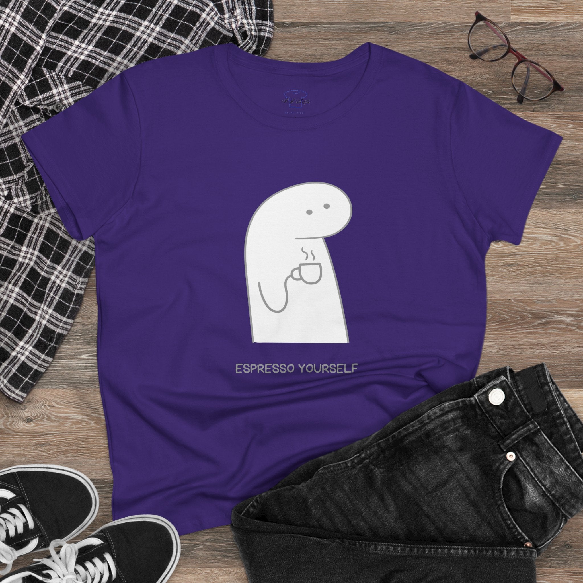 Espresso Yourself ~ Women's Midweight Cotton Tee