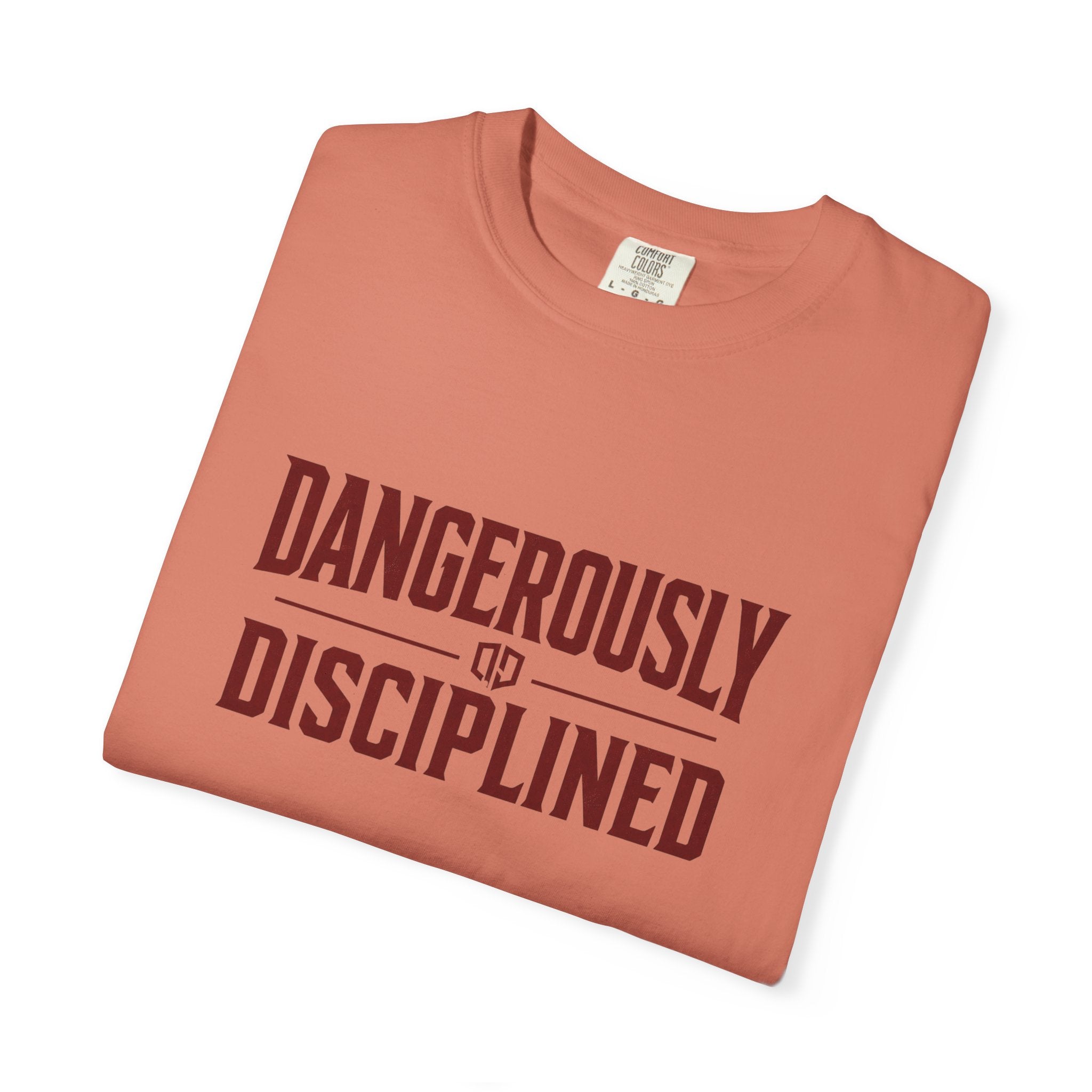 Dude-Shirts ~ Dangerously Disciplined Graphic Tee