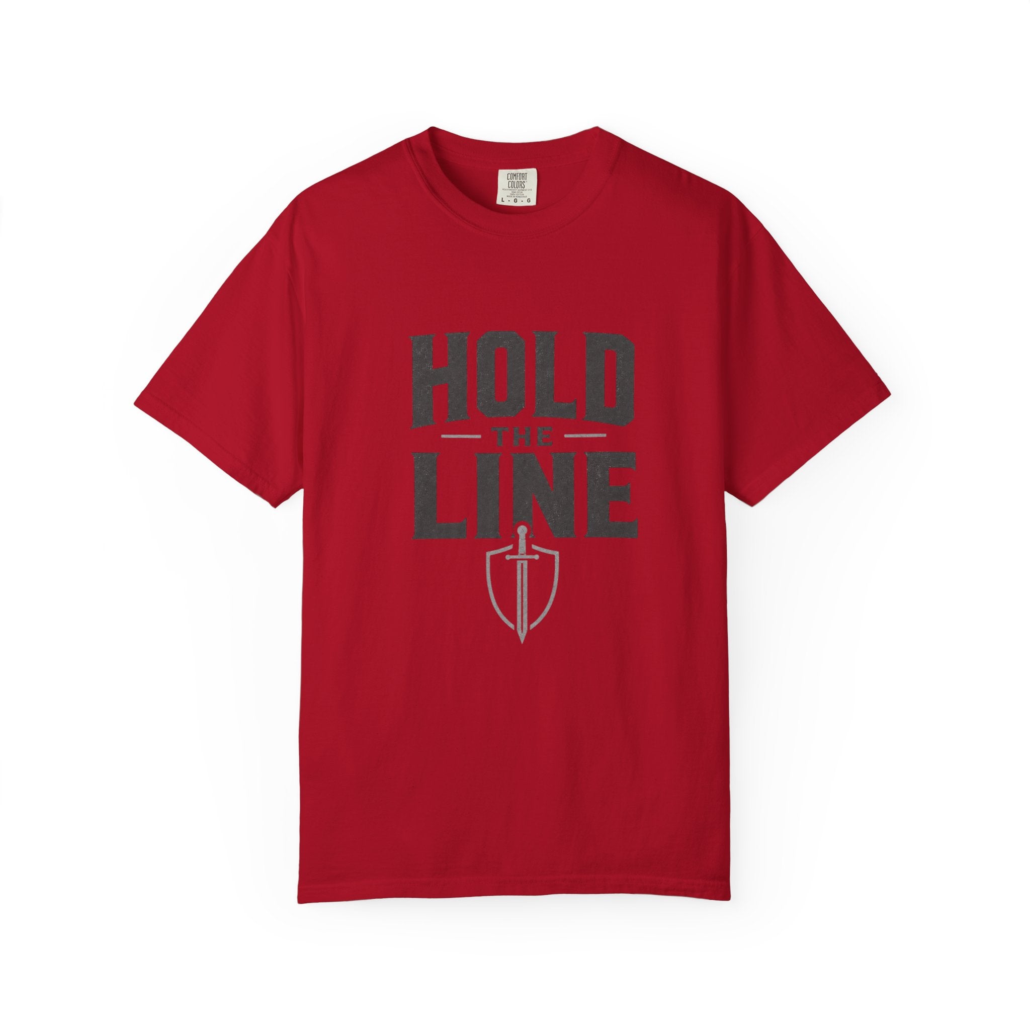 Dude-Shirts ~ Hold The Line Graphic Tee