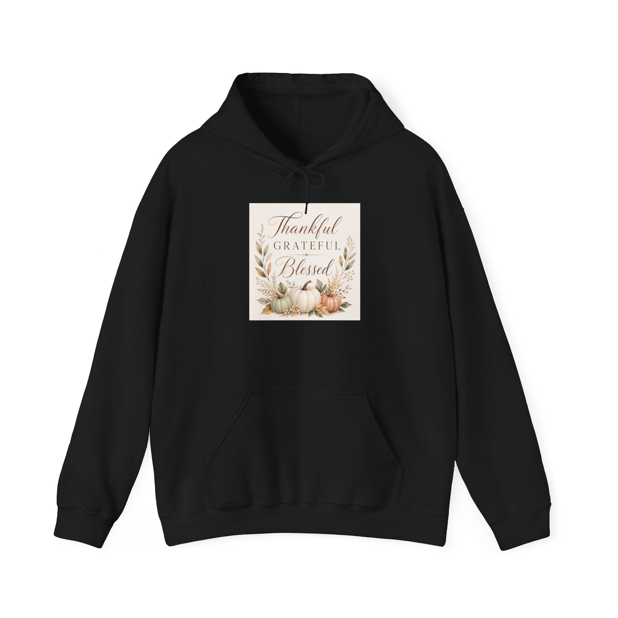 Chick-Shirts ~ Thankful Grateful Blessed Hoodie