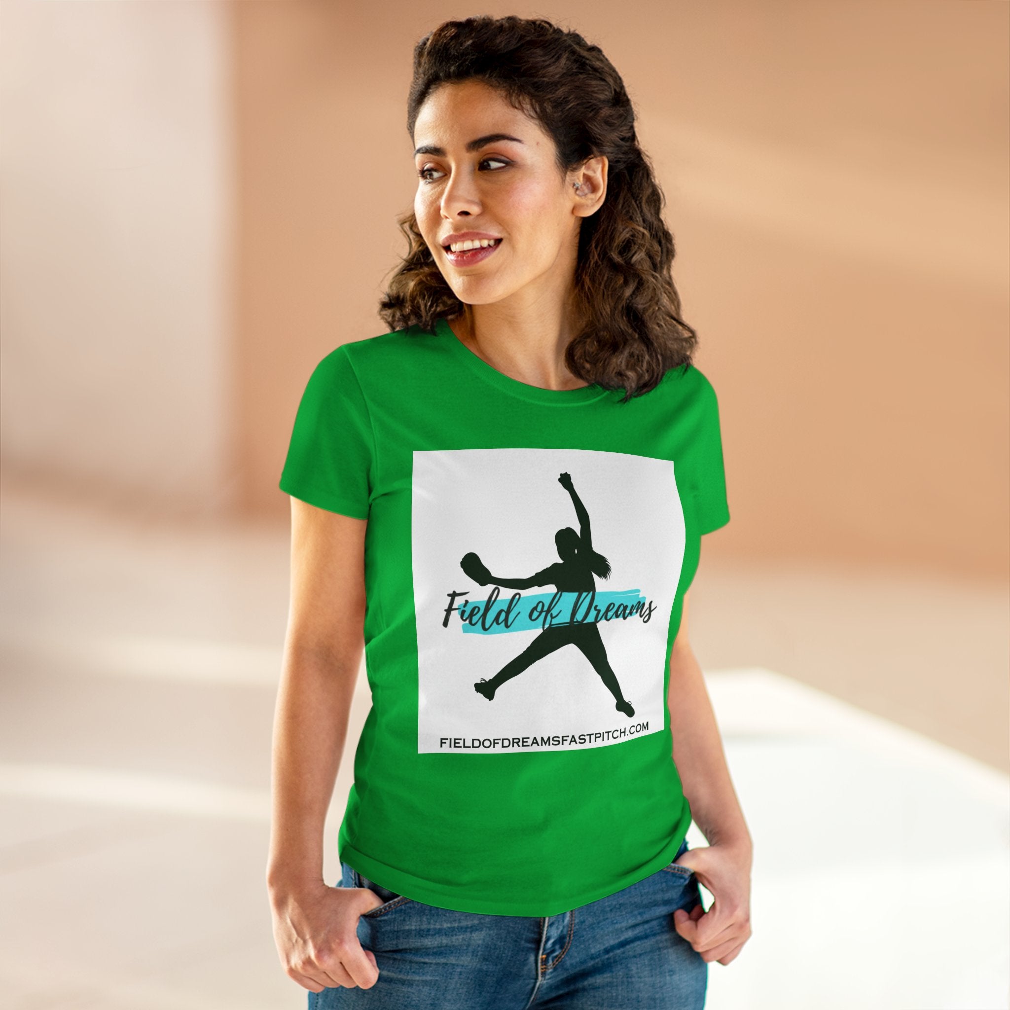 Chick-Shirts ~ Field Of Dreams Fastpitch Tee