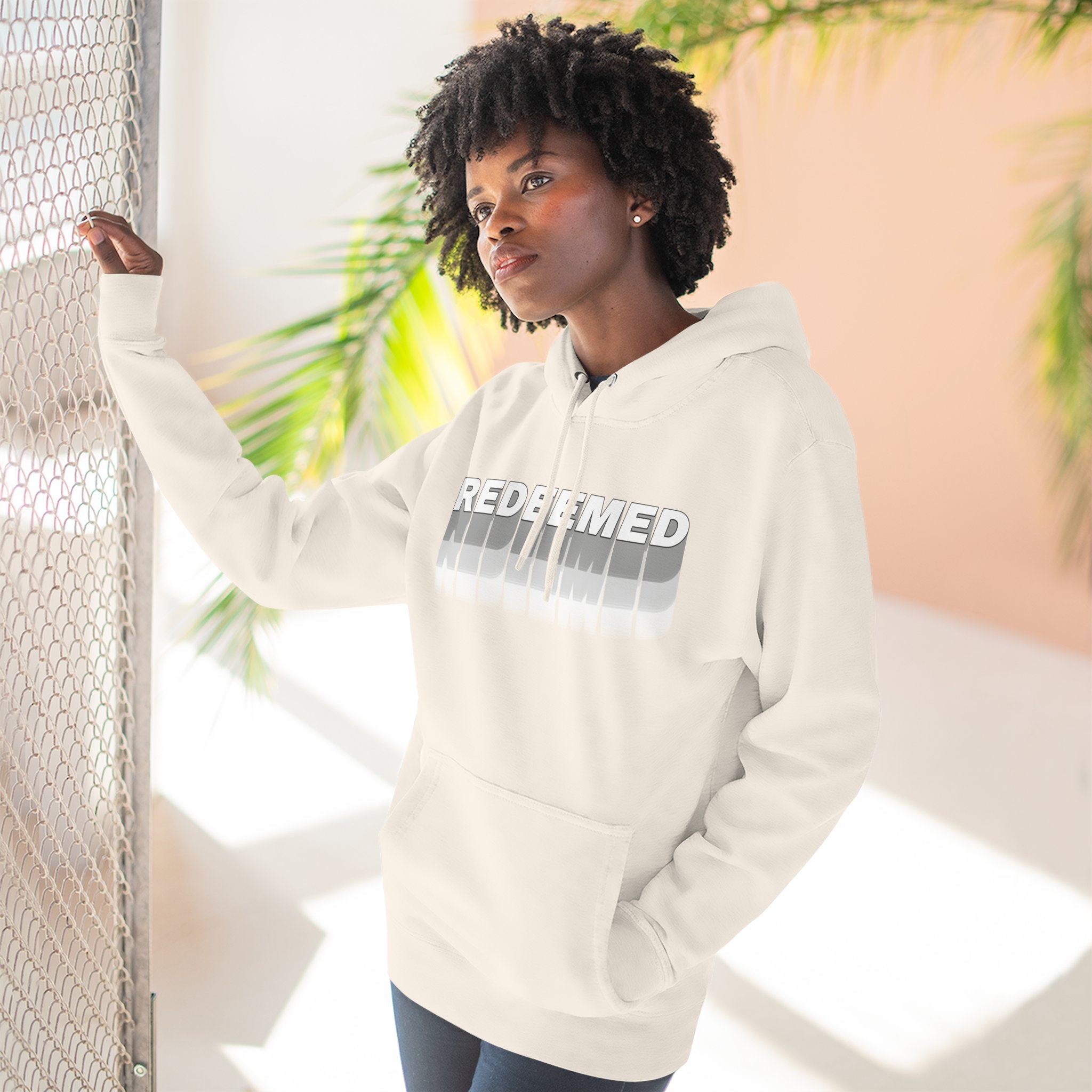 Chick-Shirts ~ Redeemed Inspirational Pullover Hoodie