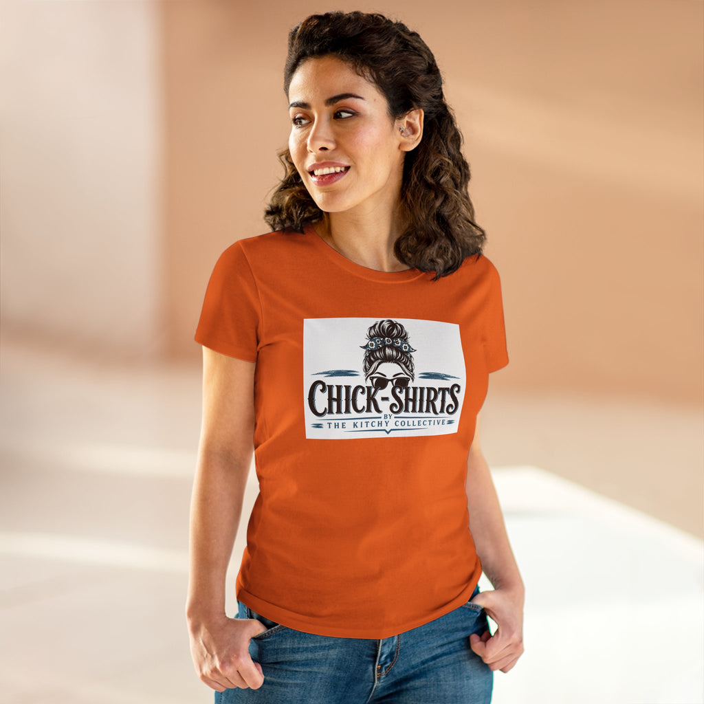 Chick-Shirts ~ LOGO Women's Cotton Tee