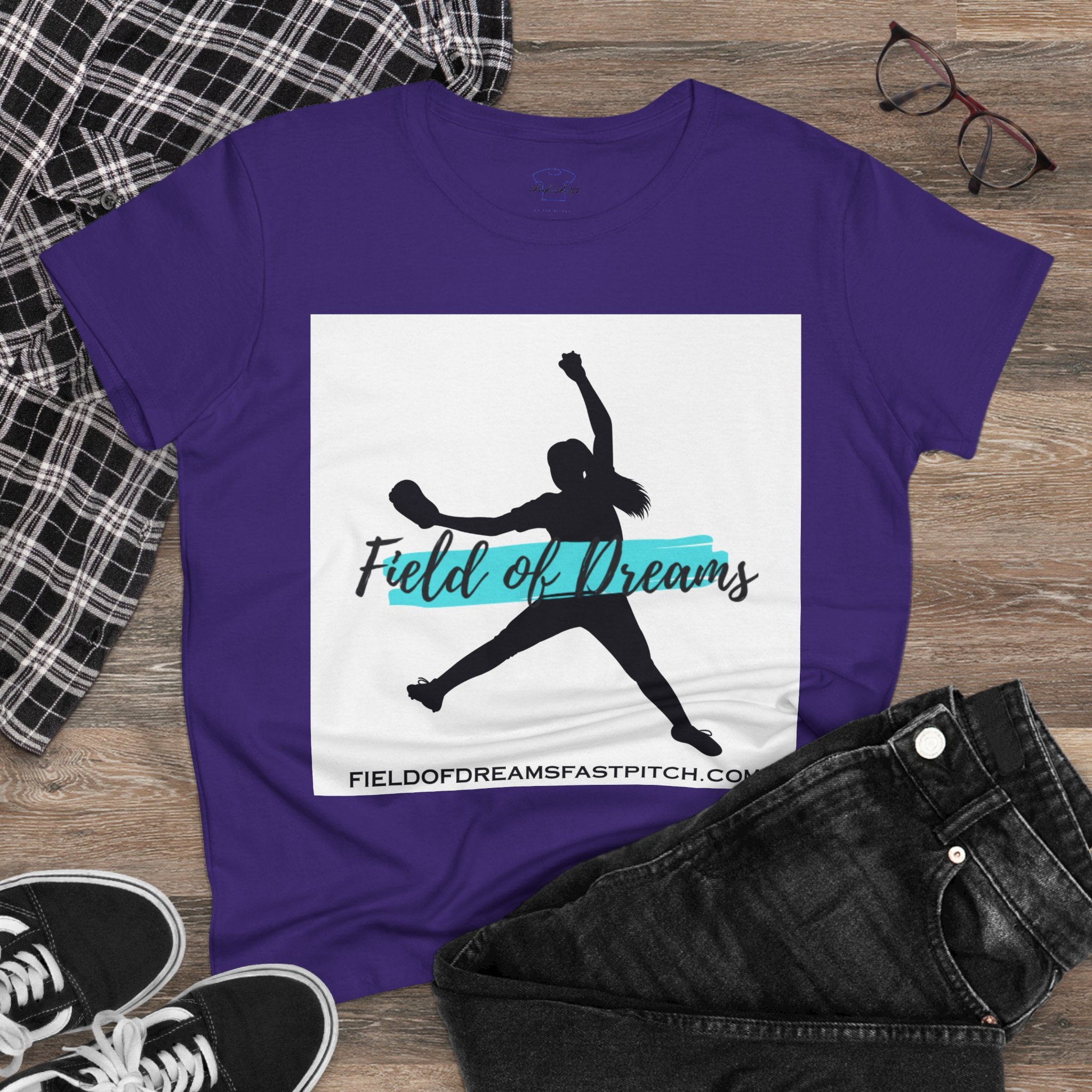 Chick-Shirts ~ Field Of Dreams Fastpitch Tee