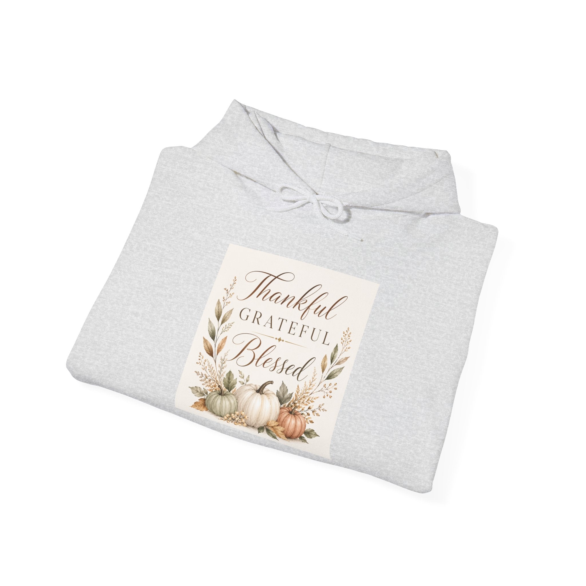 Chick-Shirts ~ Thankful Grateful Blessed Hoodie