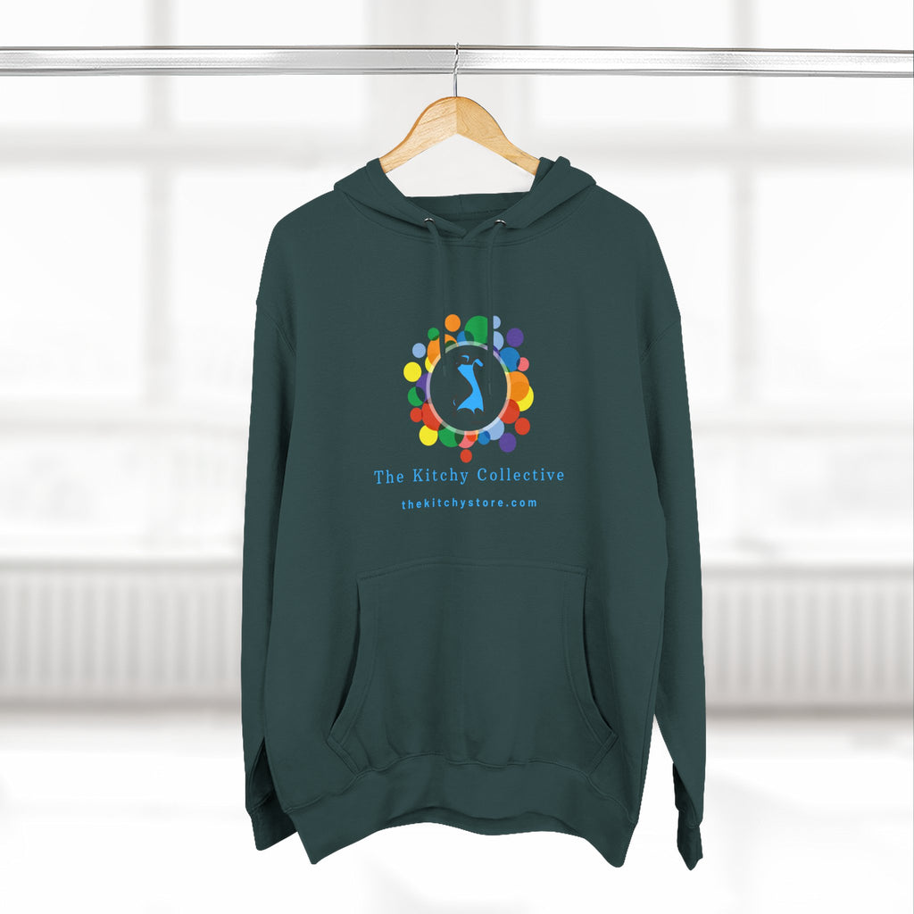 Chick-Shirts ~ THE KITCHY Fleece Pull-over Hoodie with Kangaroo Pocket