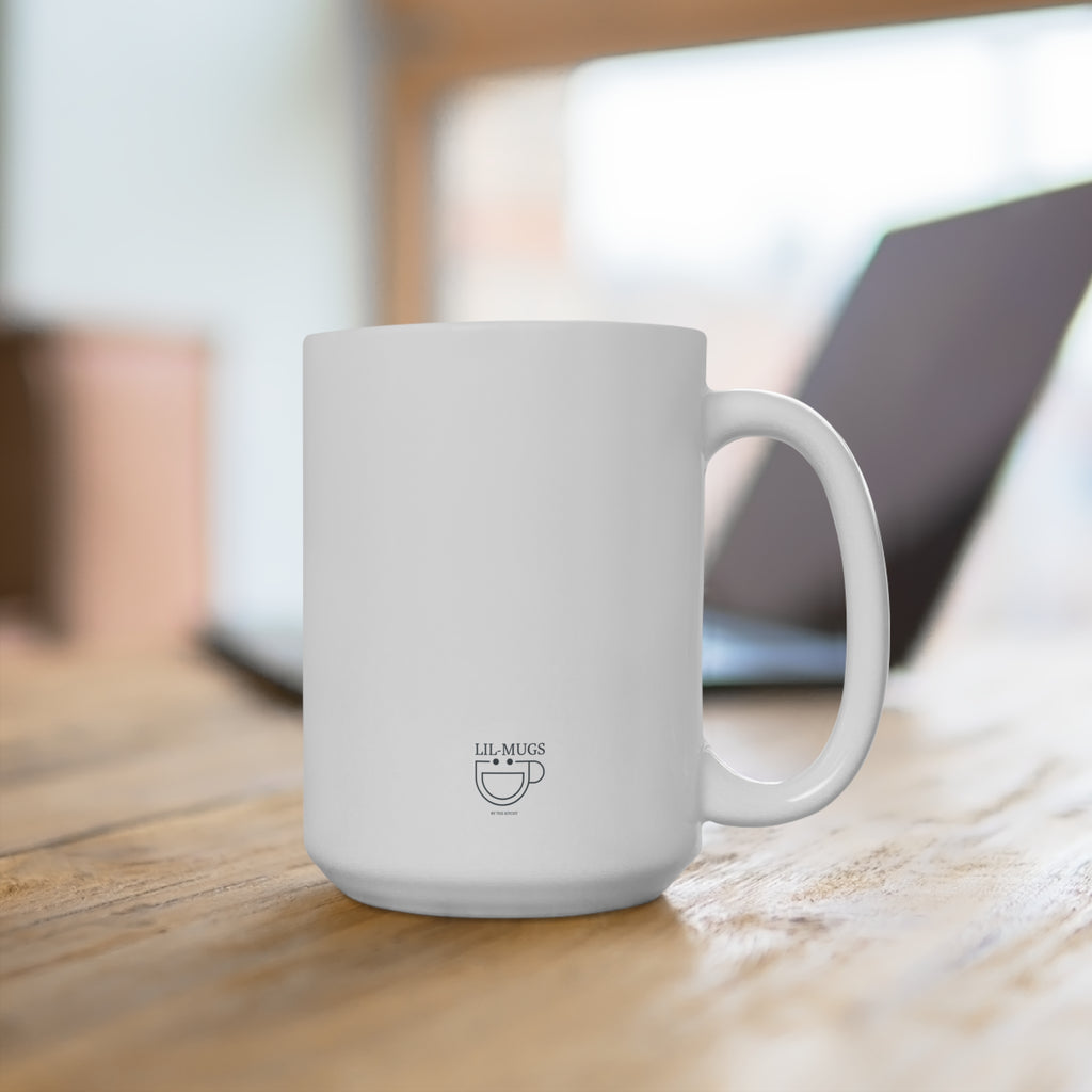 Lil-Mugs Blessed Mama ~ 15oz White Ceramic Mug