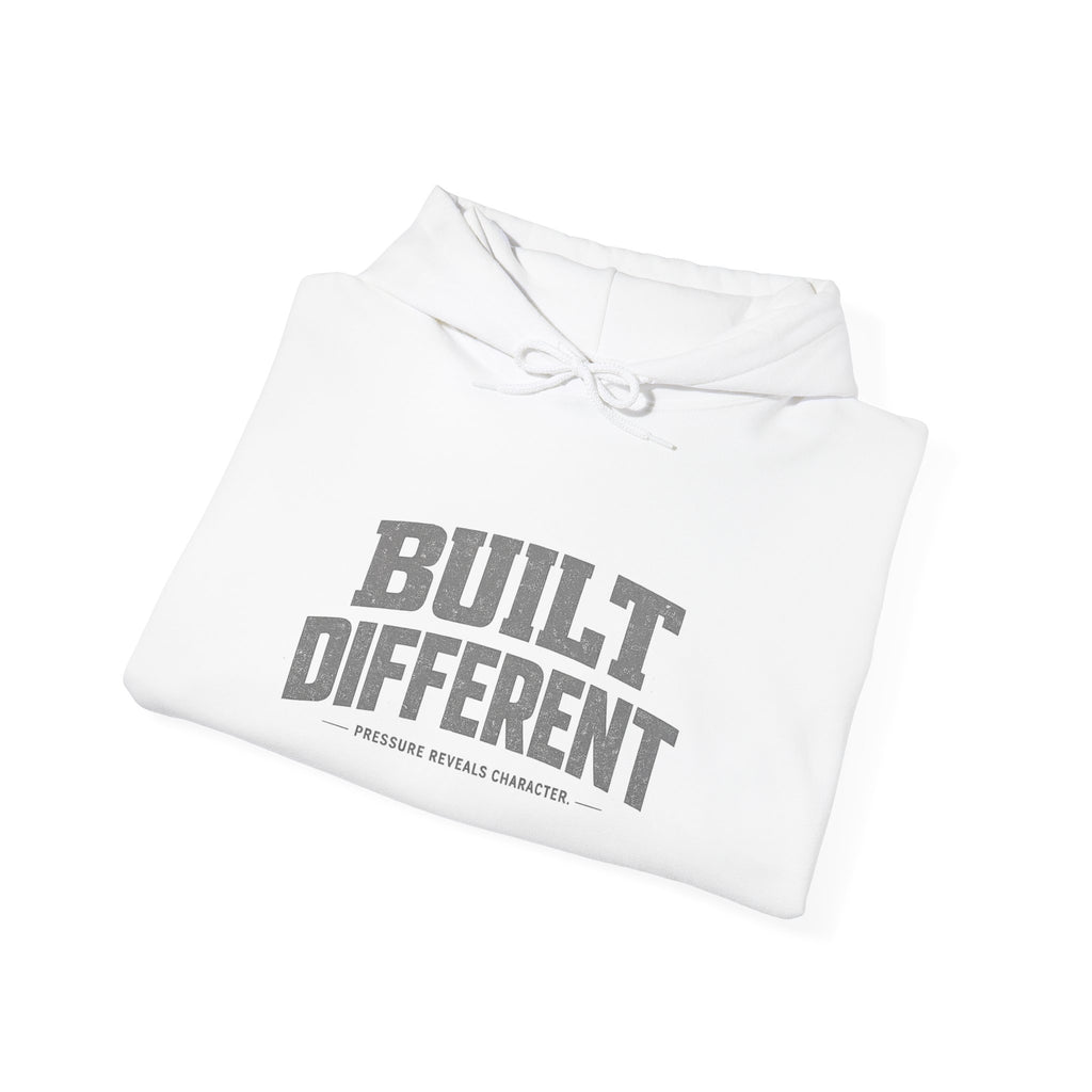 Dude-Shirts ~ Built Different  — Athletic Pullover Hoodie