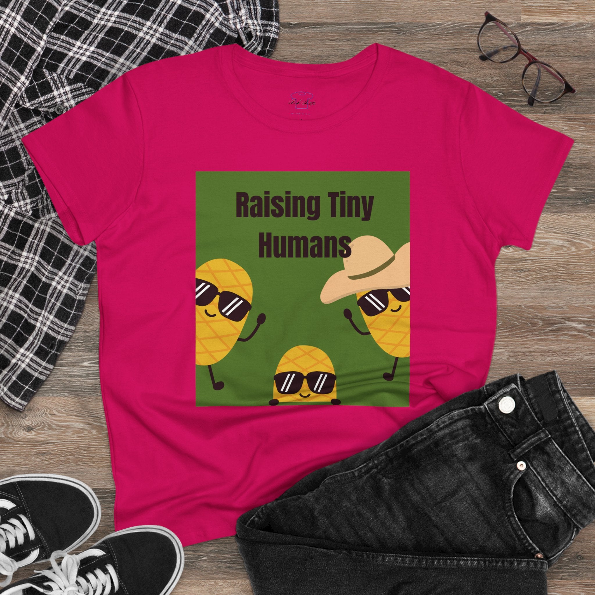 Chick-Shirts ~ Raising Tiny Humans Women's Tee