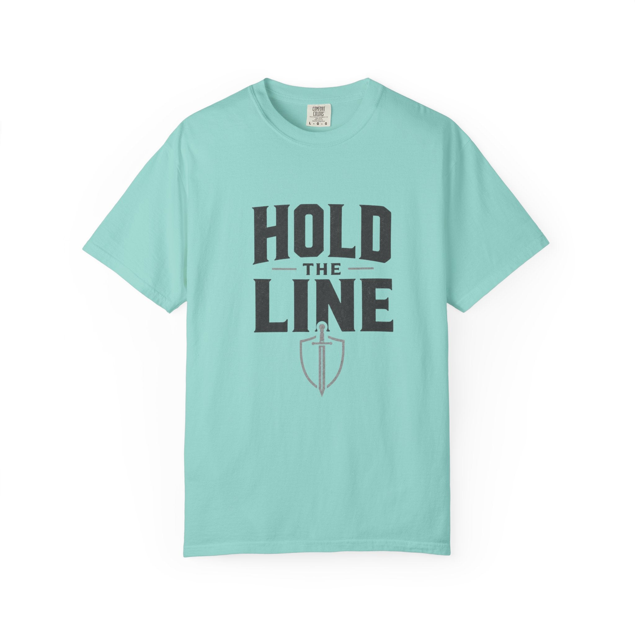 Dude-Shirts ~ Hold The Line Graphic Tee