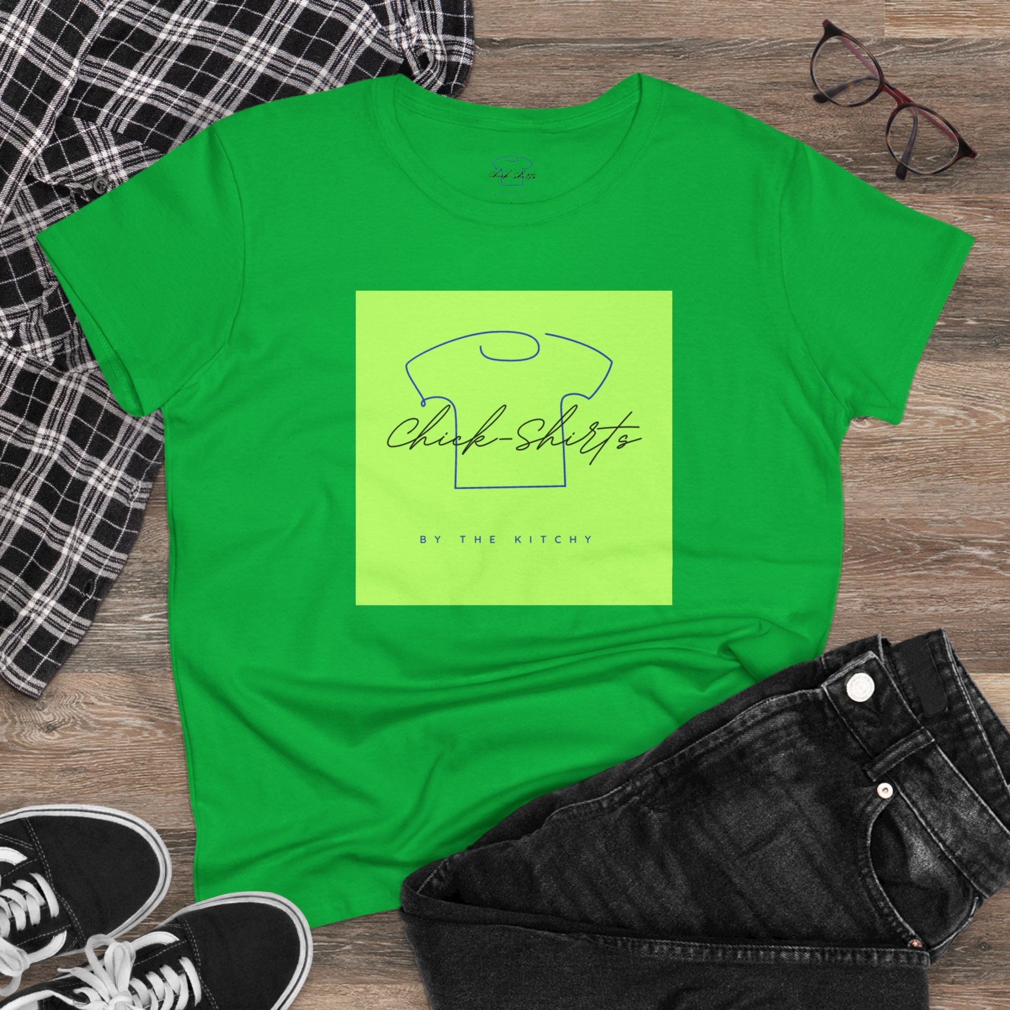 Chick-Shirts ~ LOGO Women's Cotton Tee