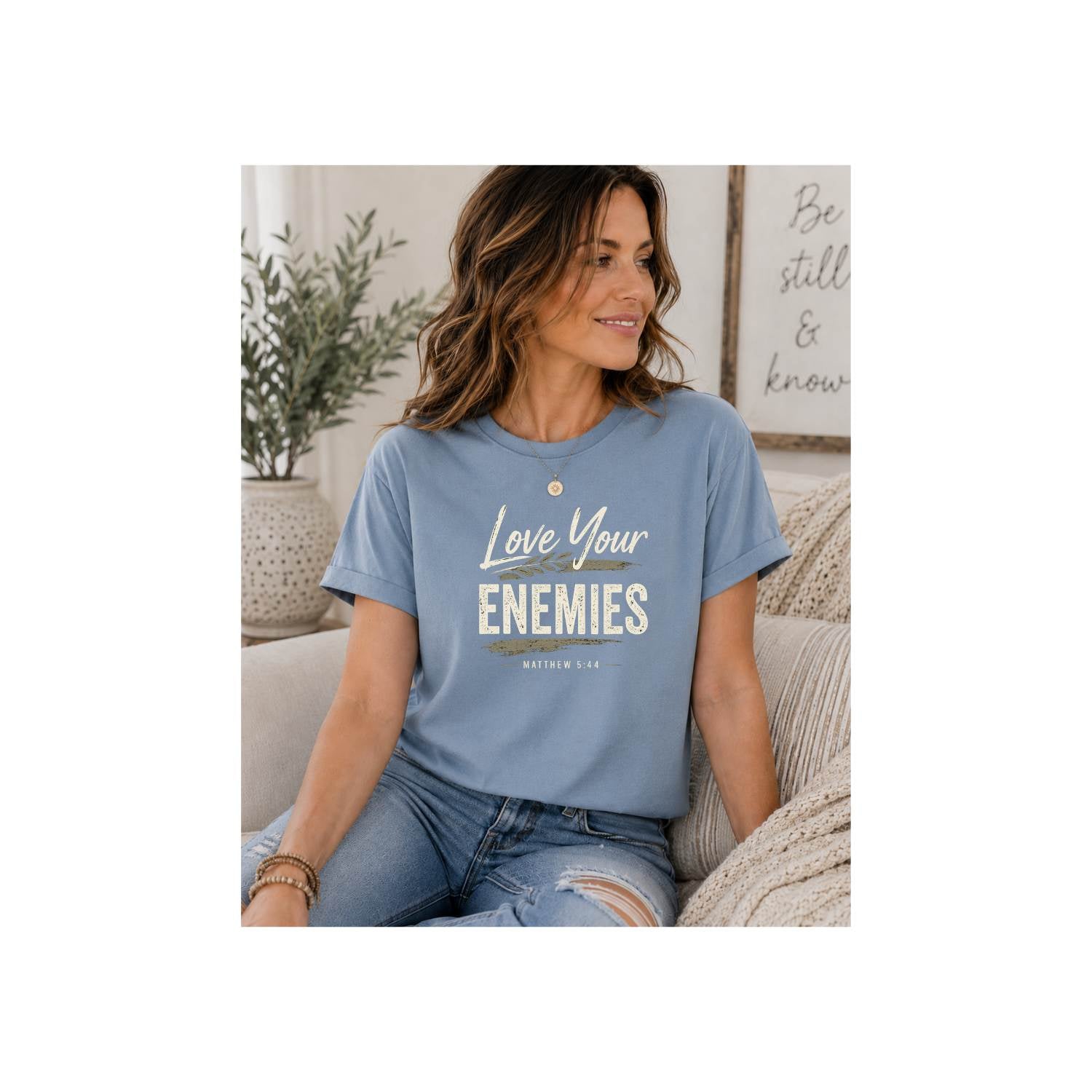 Chick-Shirts ~ Love Your Enemies — Graphic Tee