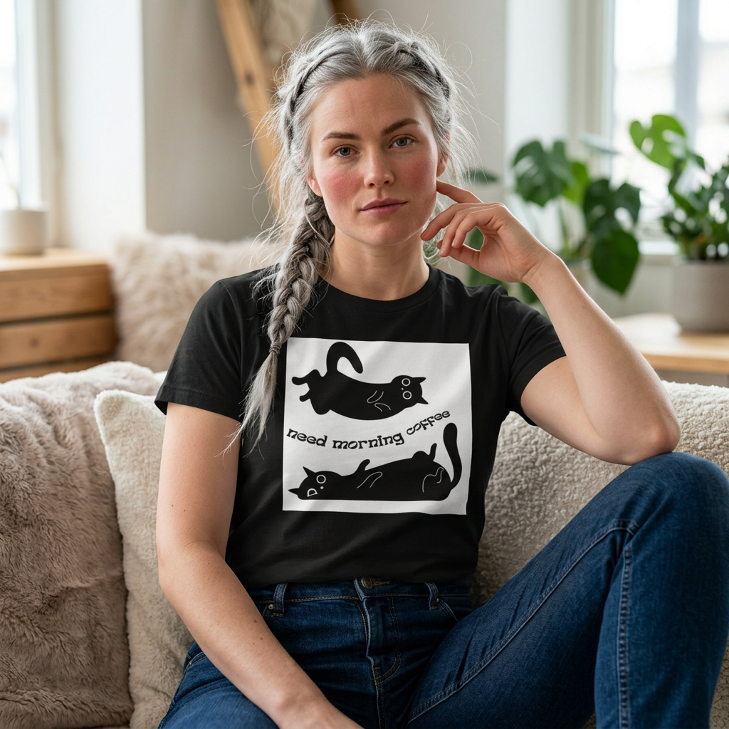 Chick-Shirts ~ Need Morning Coffee Women's Tee