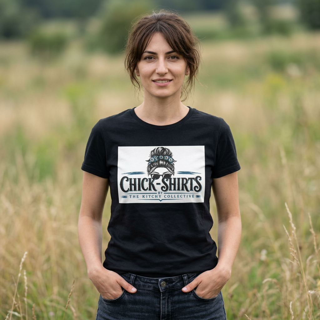Chick-Shirts ~ LOGO Women's Cotton Tee