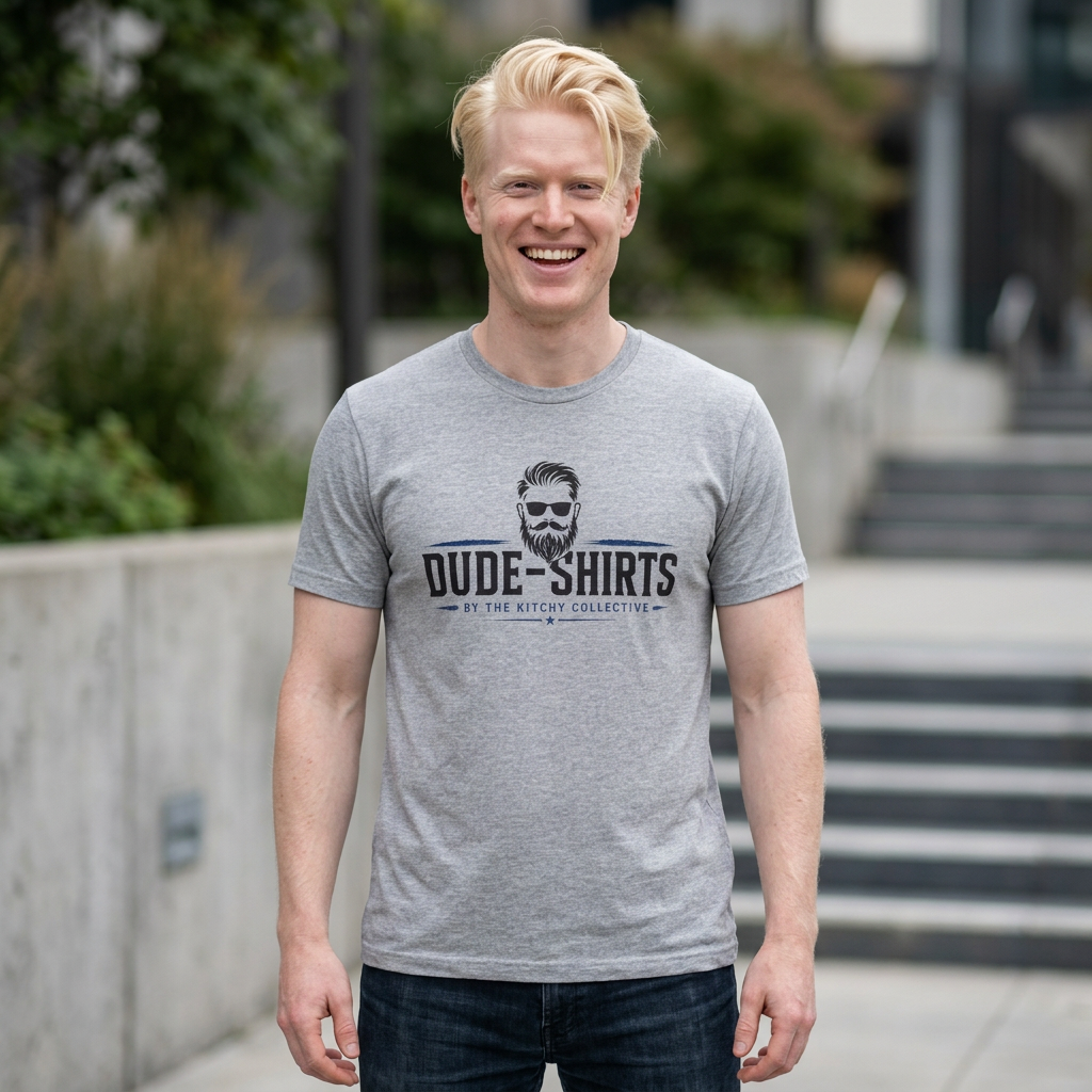 Dude-Shirts Logo Graphic T‑Shirt