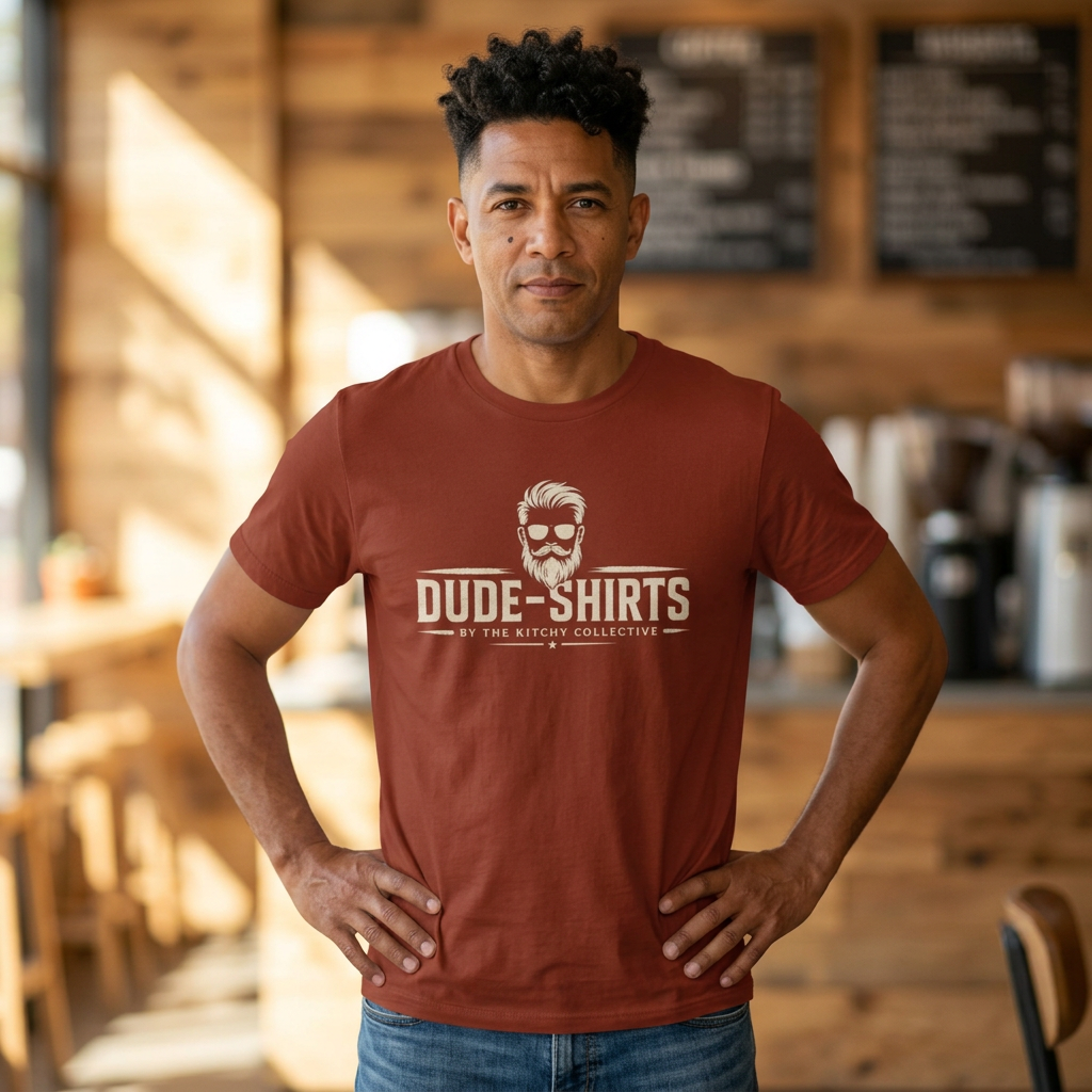 Dude-Shirts Logo Graphic T‑Shirt