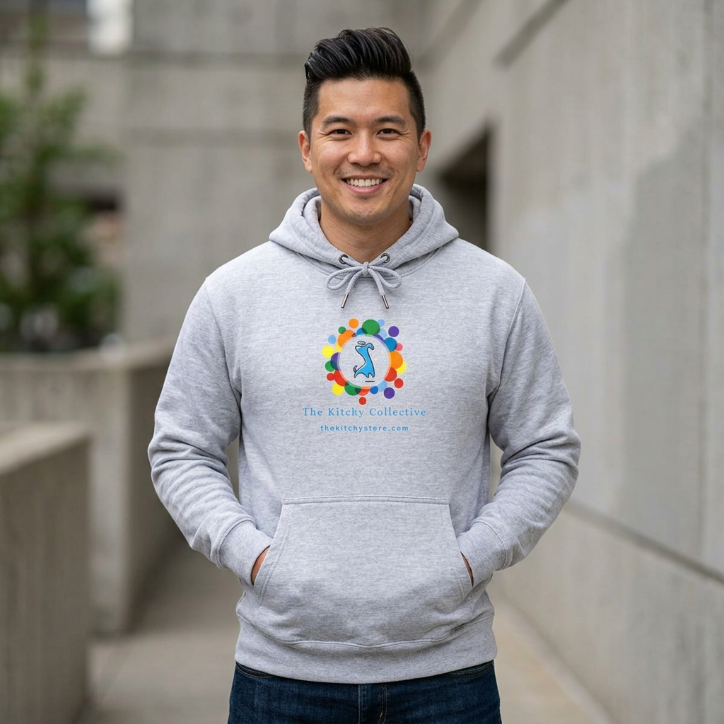 Dude-Shirts ~ THE KITCHY Fleece Pull-over Hoodie with Kangaroo Pocket