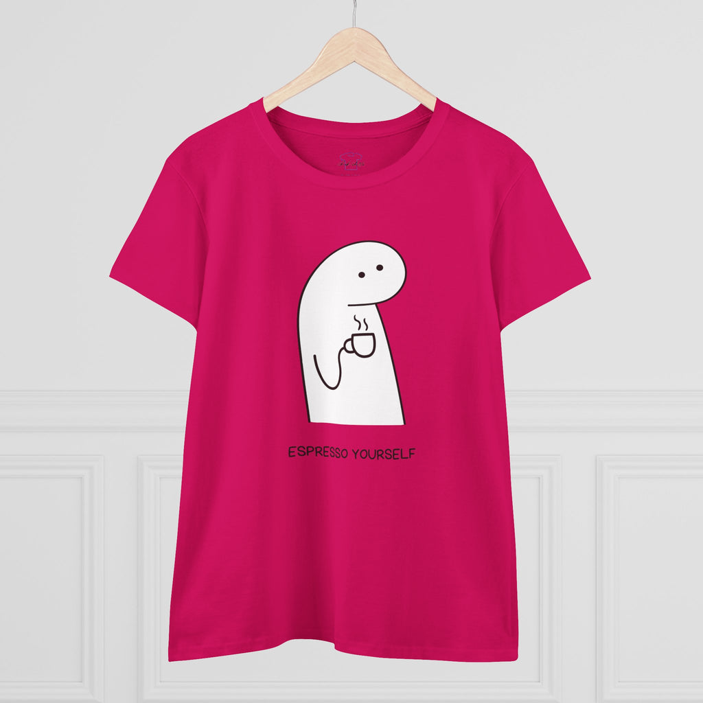 Espresso Yourself ~ Women's Midweight Cotton Tee