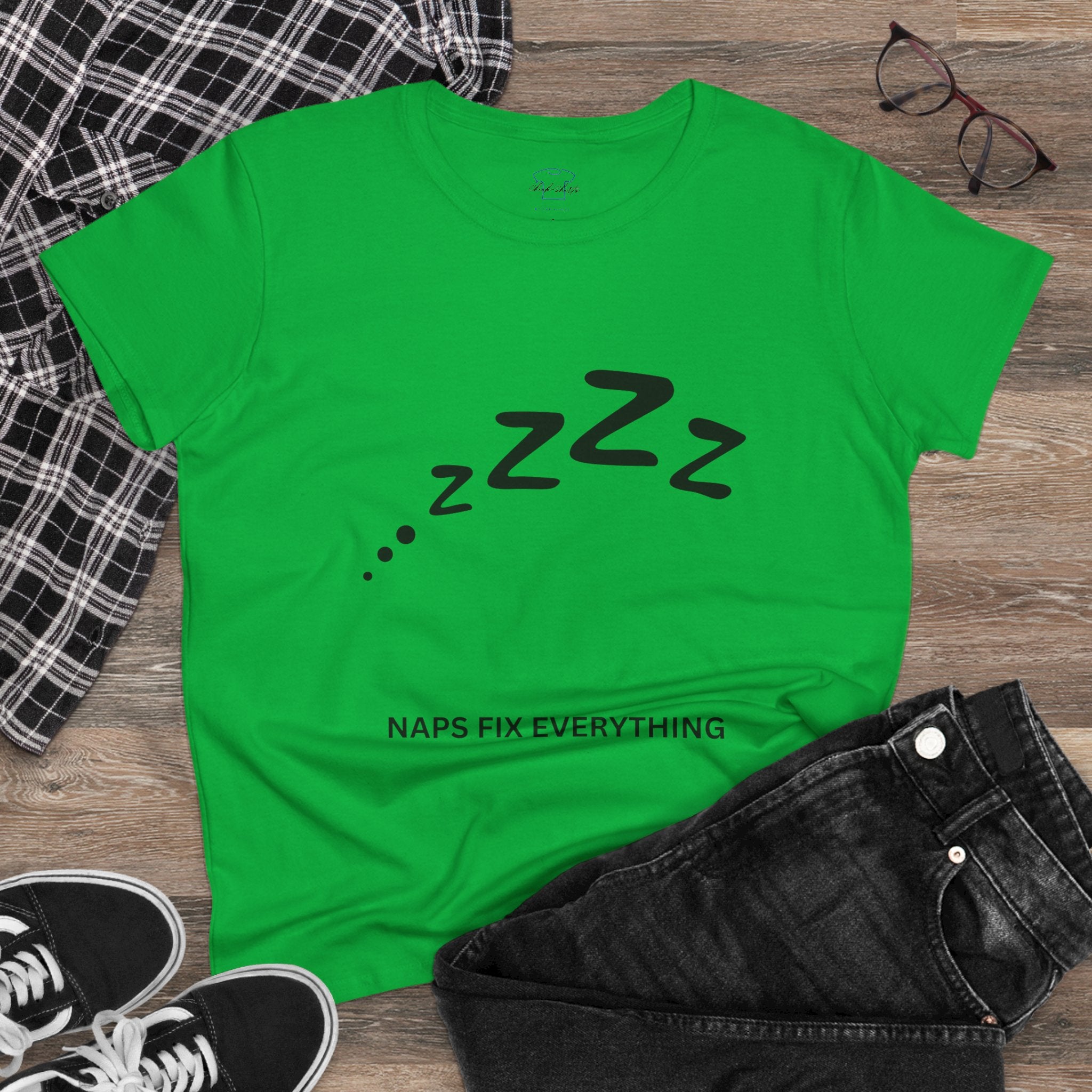 Chick-Shirts ~ Naps Fix Everything Women's Tee