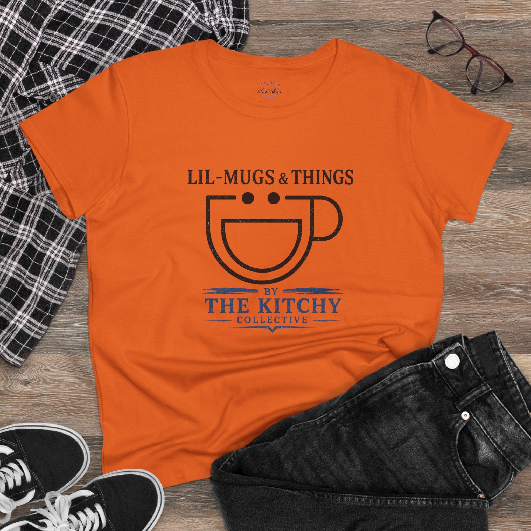 Chick-Shirts ~ Lil-Mugs & Things LOGO Women's Tee