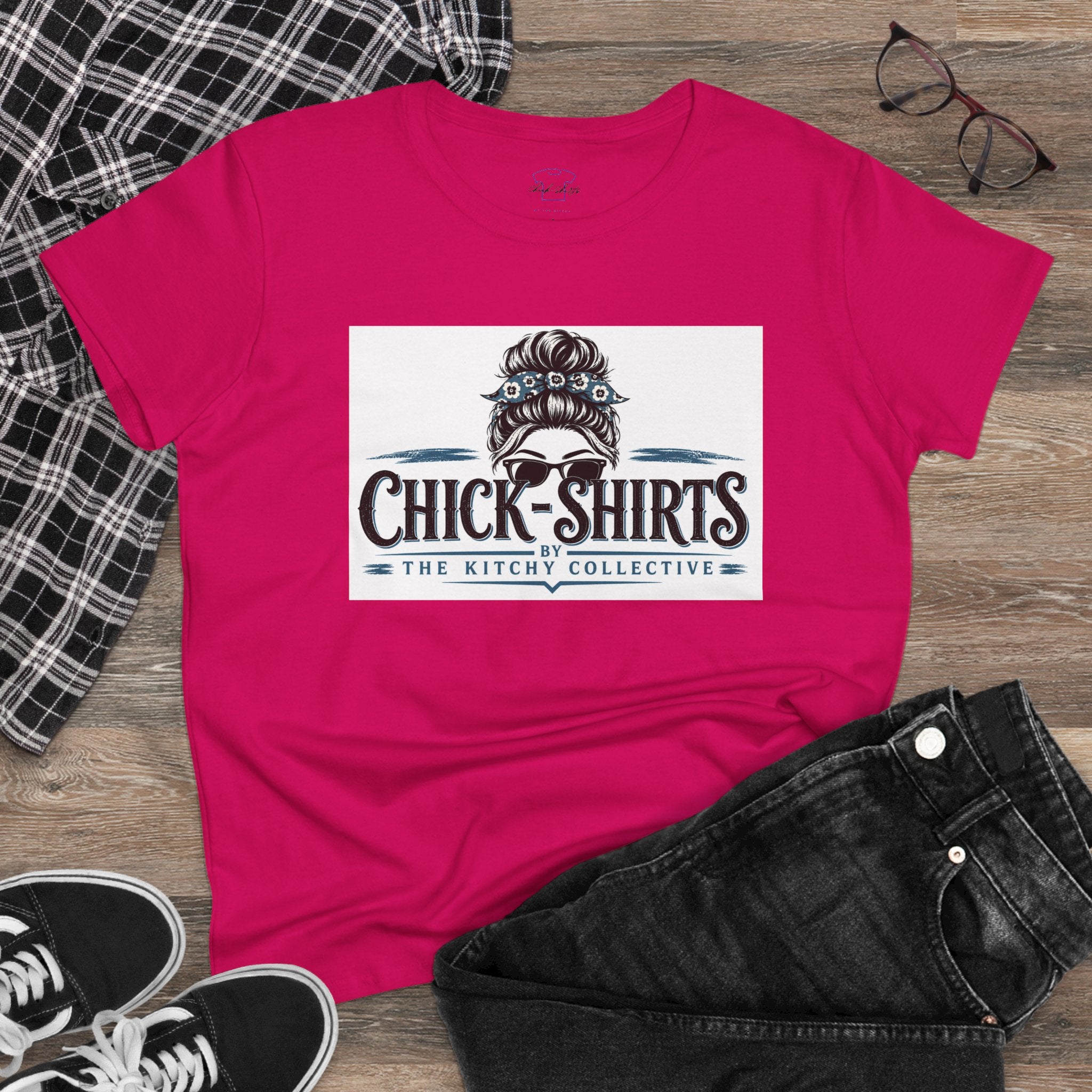 Chick-Shirts ~ LOGO Women's Cotton Tee