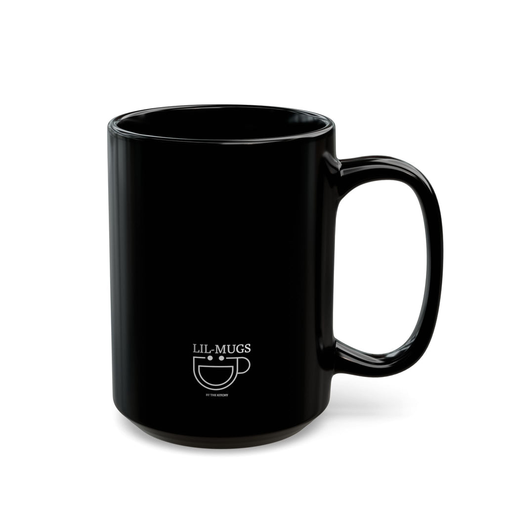 Lil-Mugs — Dude-Shirts Logo Black Ceramic Mug (11oz & 15oz)