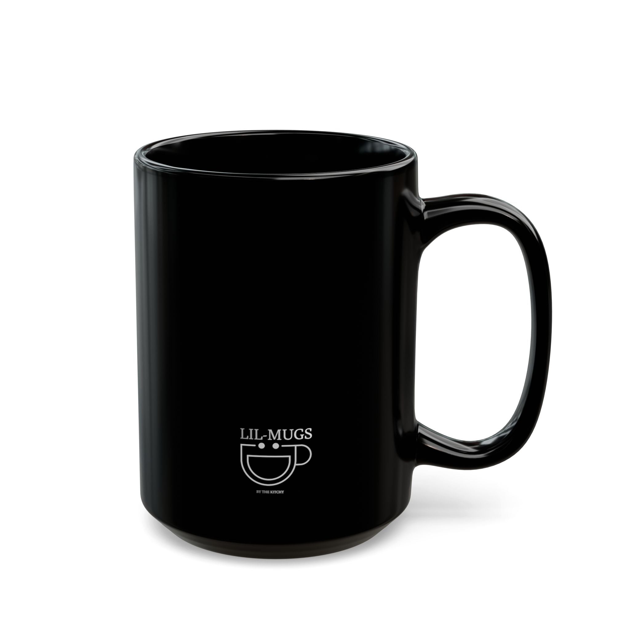 Lil-Mugs — Dude-Shirts Logo Black Ceramic Mug (11oz & 15oz)