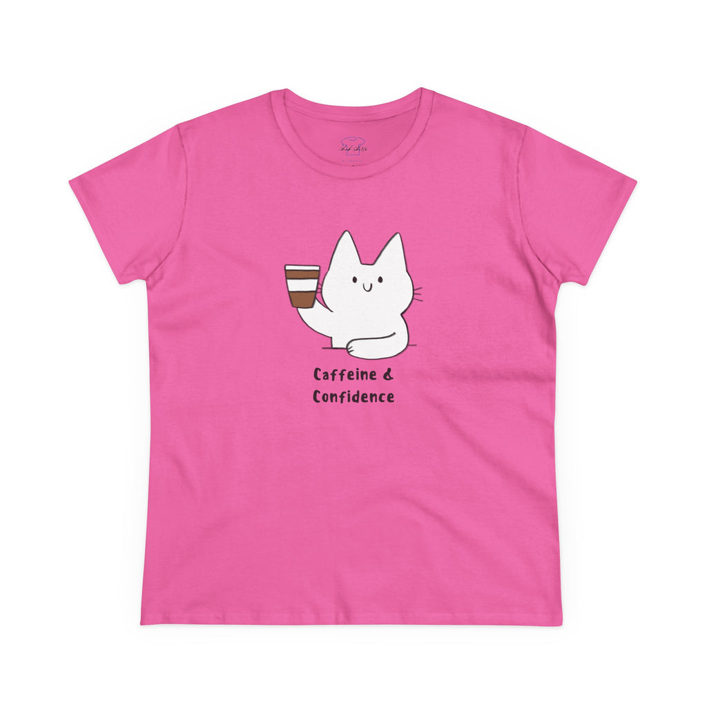 Chick-Shirts ~ Caffeine & Confidence -Women's Tee