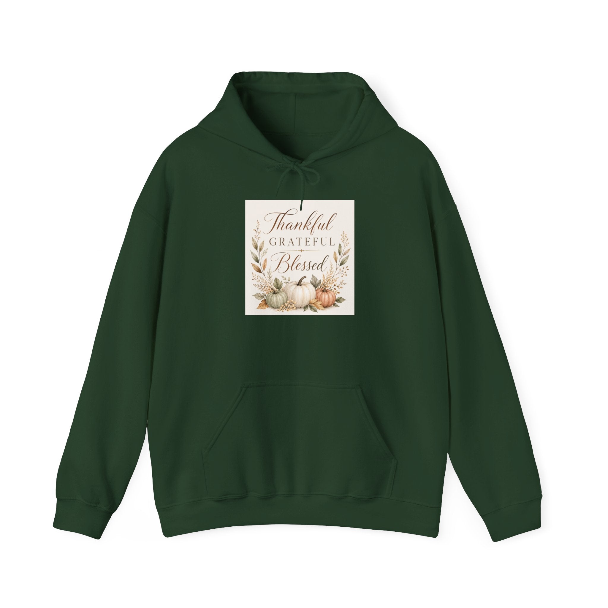 Chick-Shirts ~ Thankful Grateful Blessed Hoodie