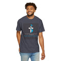 Dude-Shirts — “Make Heaven Crowded” Cross & Dove Inspirational Tee