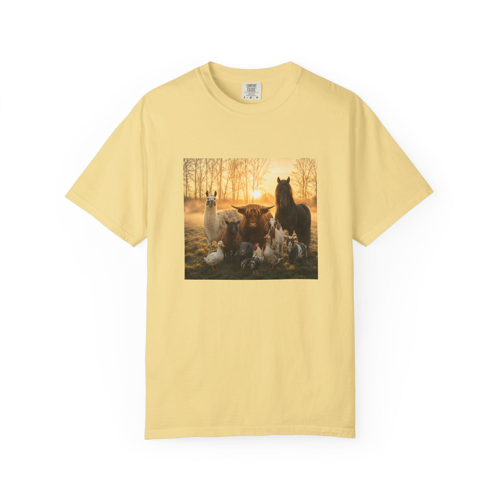 Chick-Shirts ~ 'The Usual Suspects' Farm Animals T-Shirt