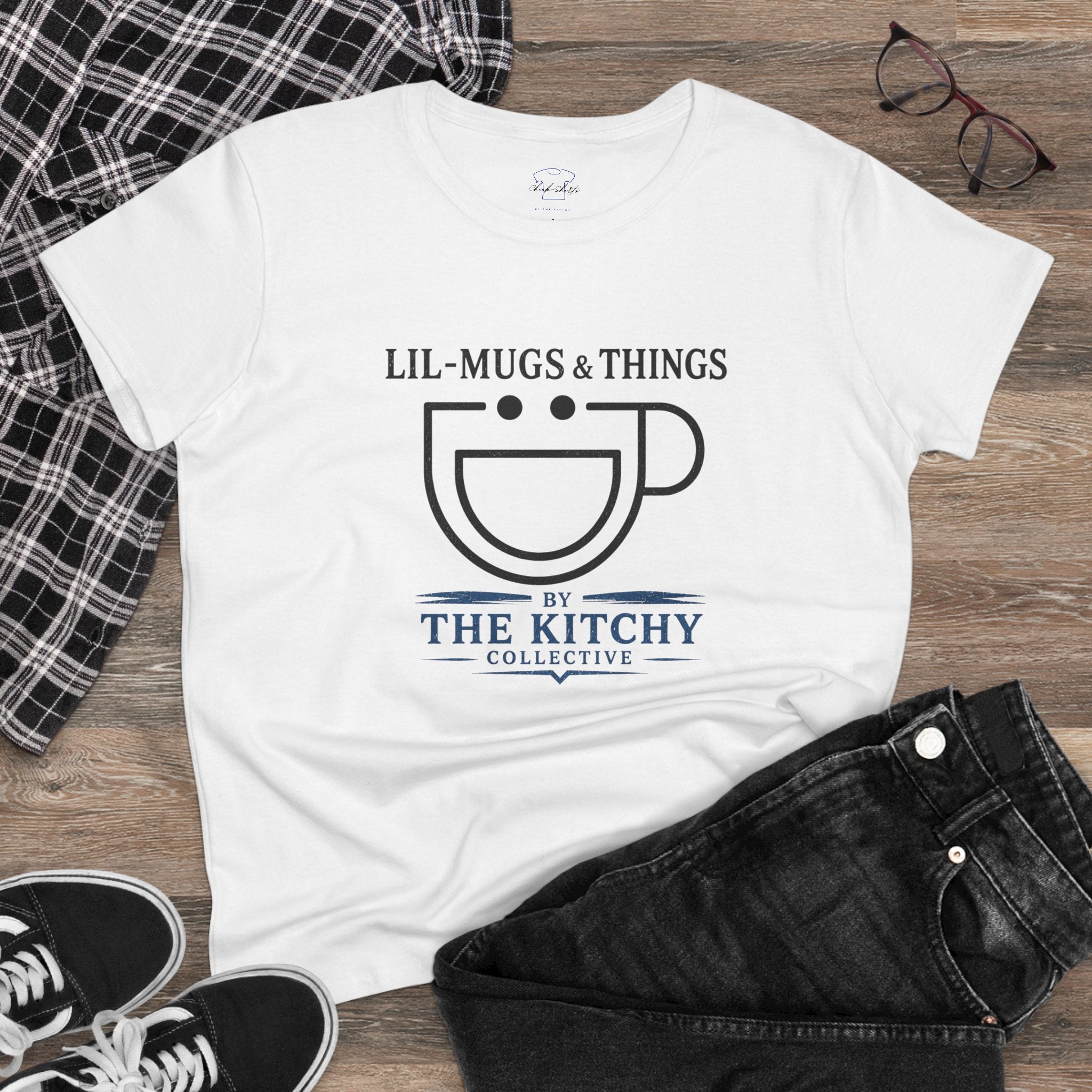Chick-Shirts ~ Lil-Mugs & Things LOGO Women's Tee