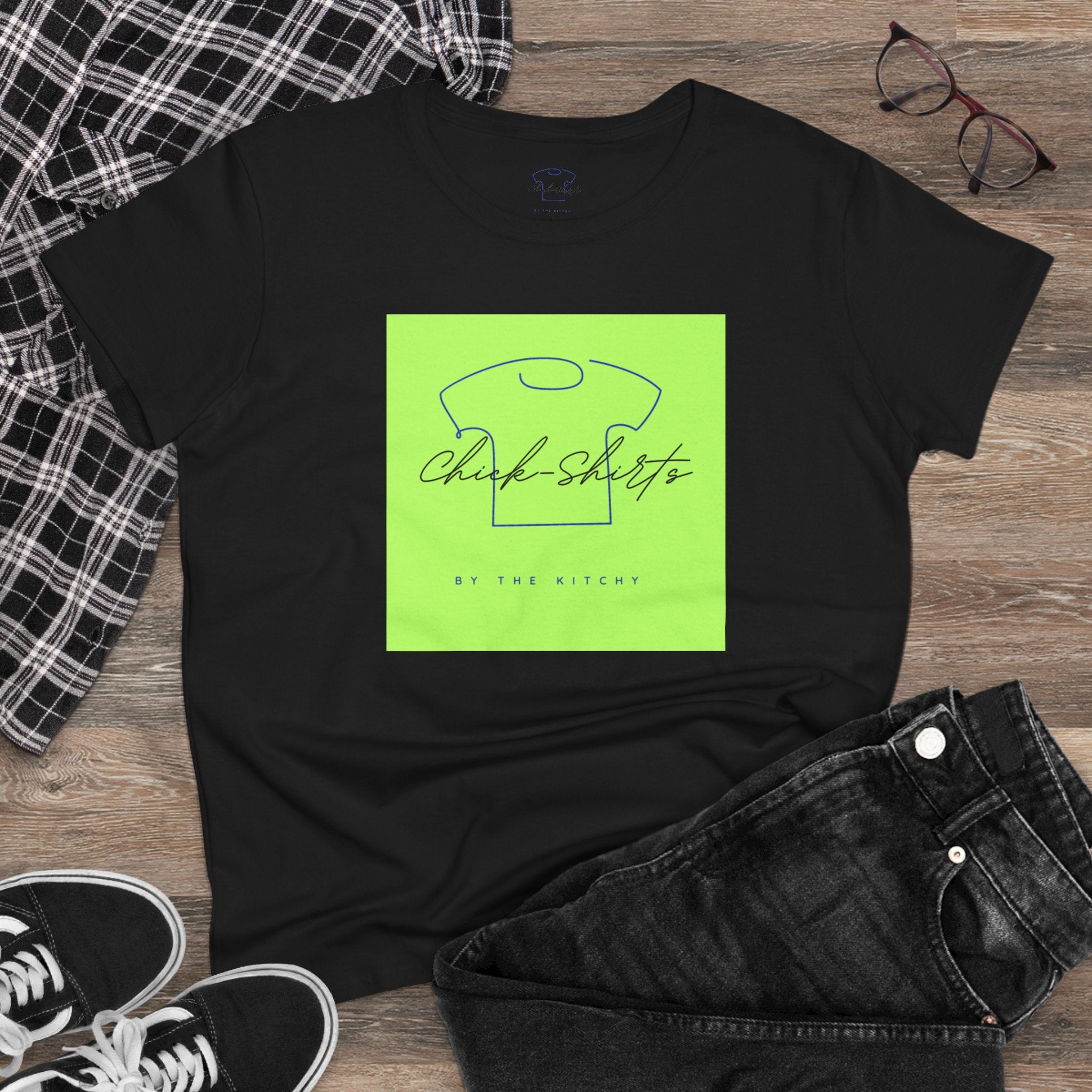 Chick-Shirts ~ LOGO Women's Cotton Tee