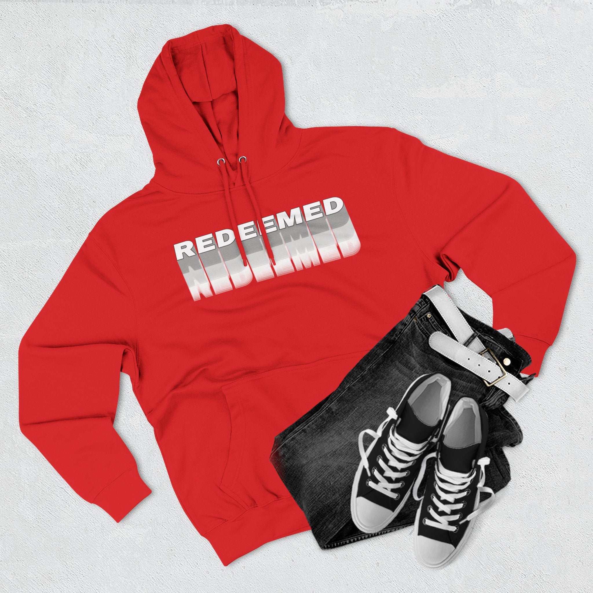 Chick-Shirts ~ Redeemed Inspirational Pullover Hoodie