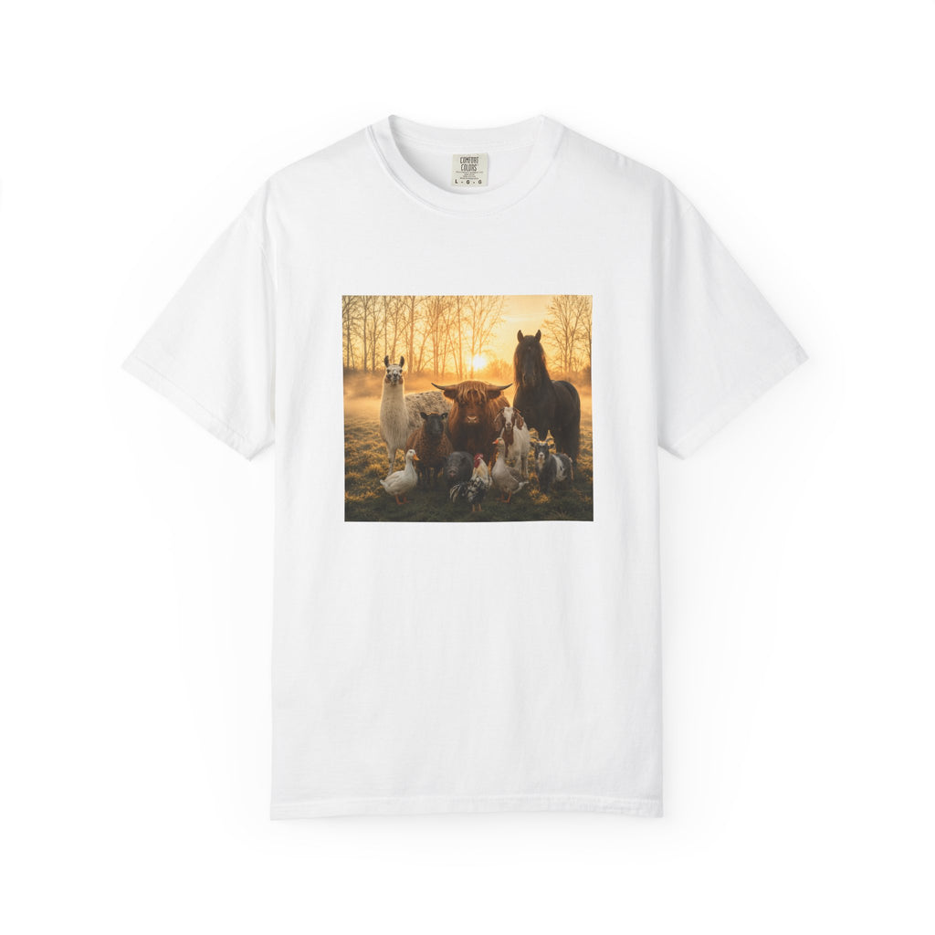 Chick-Shirts ~ 'The Usual Suspects' Farm Animals T-Shirt