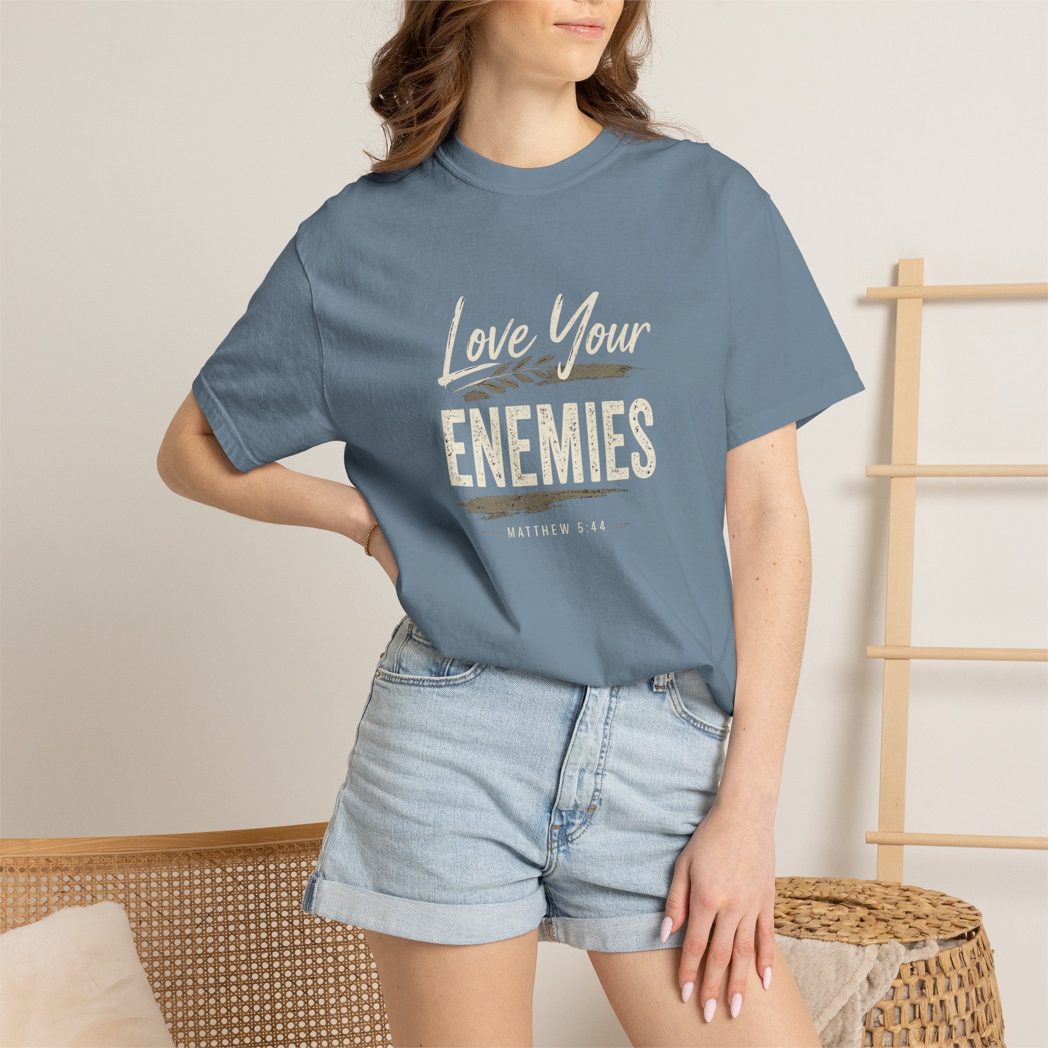 Chick-Shirts ~ Love Your Enemies — Graphic Tee
