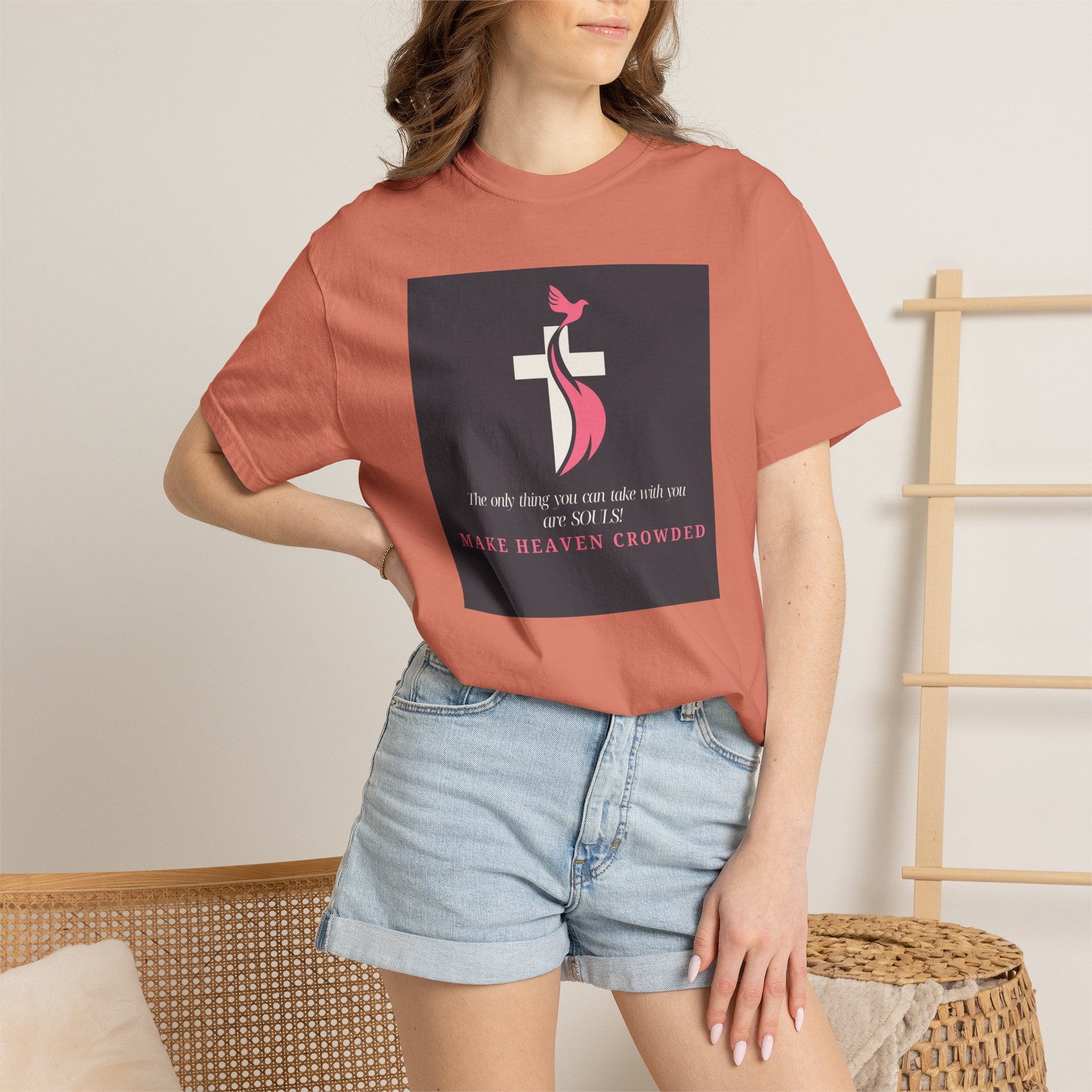 Chick-Shirts — “Make Heaven Crowded” Inspirational Tee