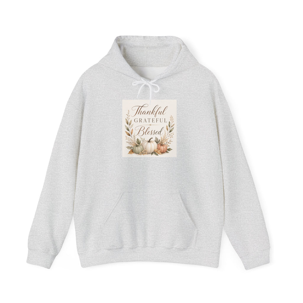 Chick-Shirts ~ Thankful Grateful Blessed Hoodie